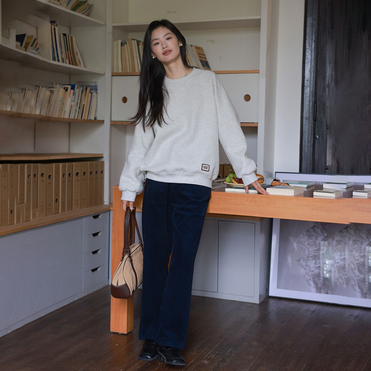 랭썬(LANGSON) LS_Corduroy two tuck pants_2color