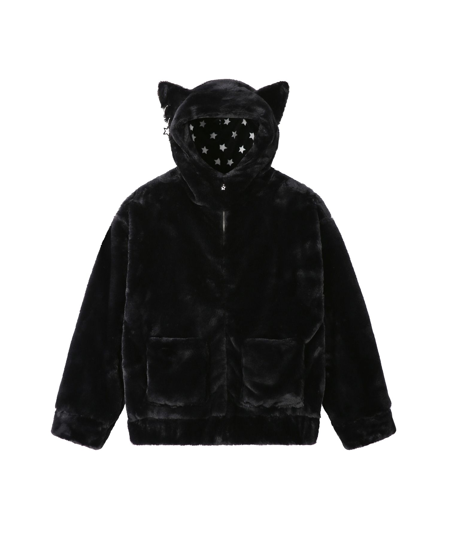 ●CLUT STUDIO● Cat Eco Fur jacket - BLACK / unisex vaf_8363_grande.jpg?v=1454708430