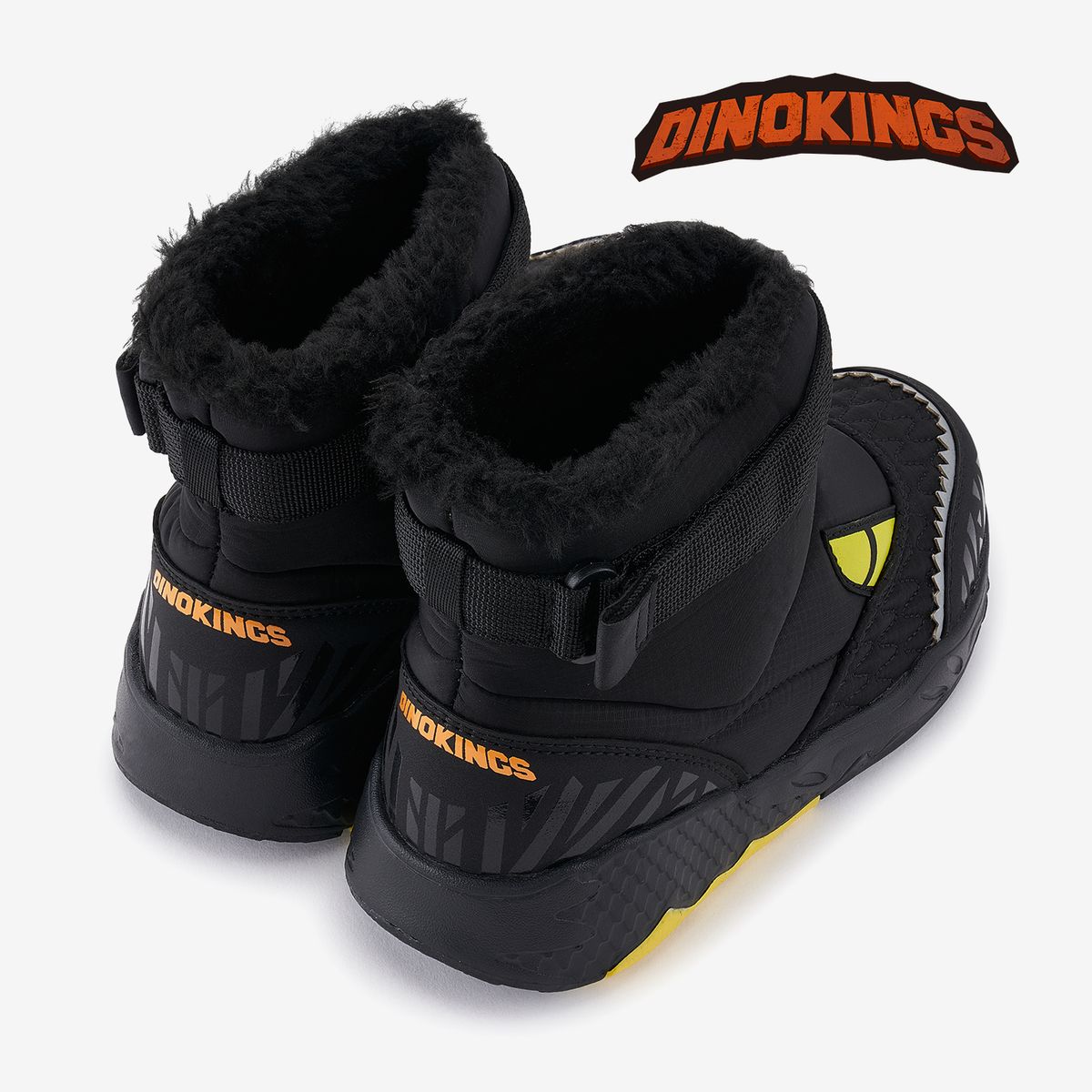 다이노킹즈(DINOKINGS) 공룡신발 디노 코어 빅아이 방한부츠-블랙