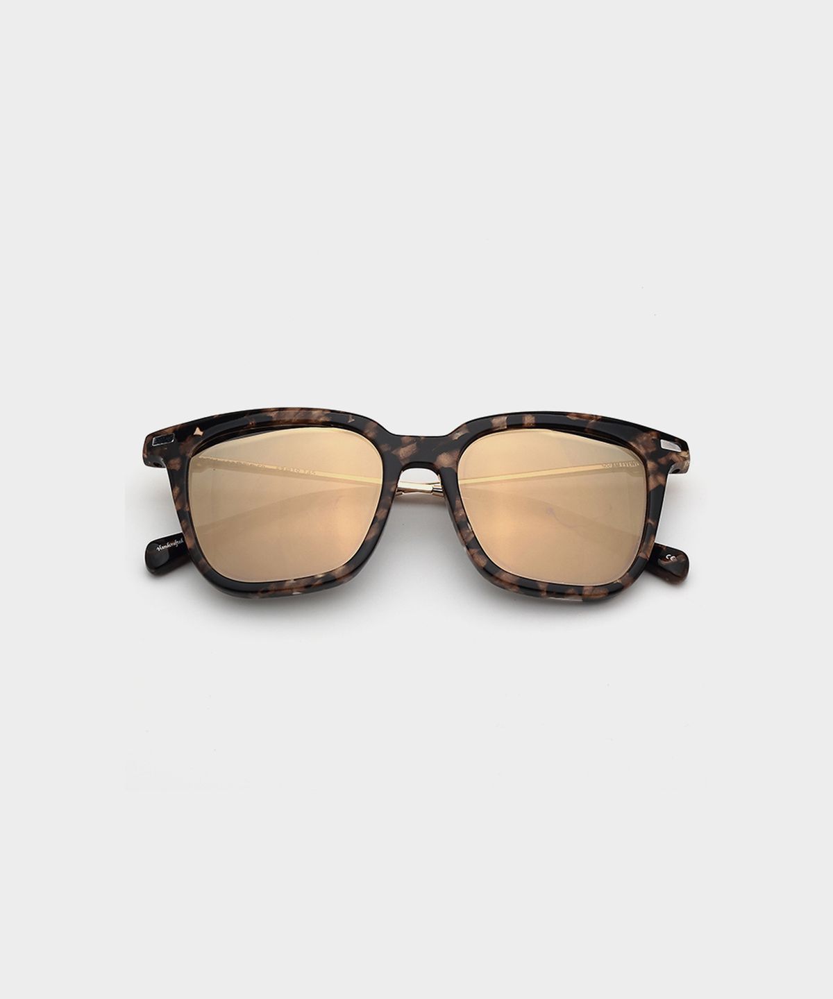에이엠아이웨어(AM EYEWEAR) 랄피 골드스네이크 브론즈 미러렌즈