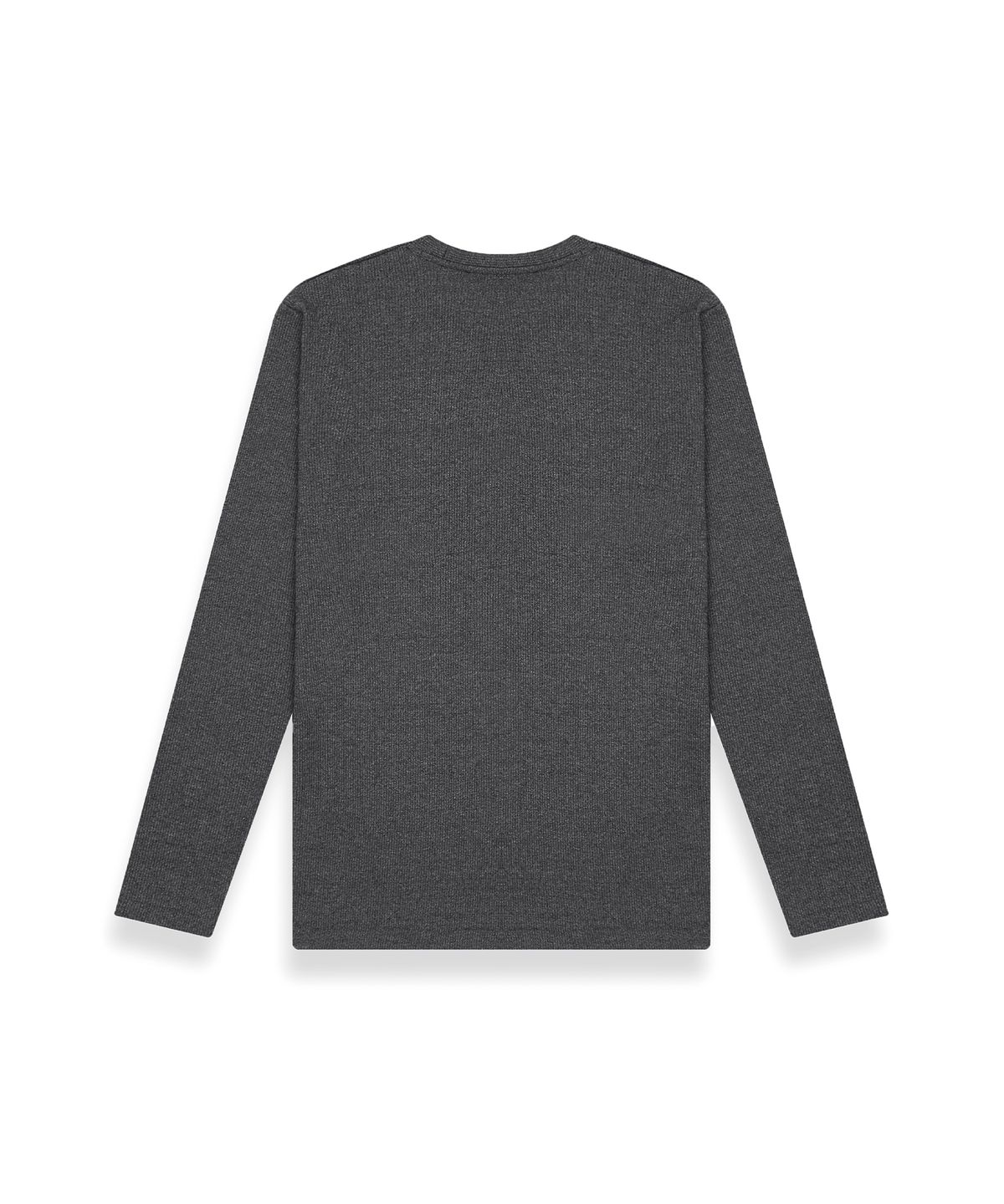 알포(R-4) R-0024 / BRUSHED KNIT - LONG SLEEVE TSHIRTS(GRAY)