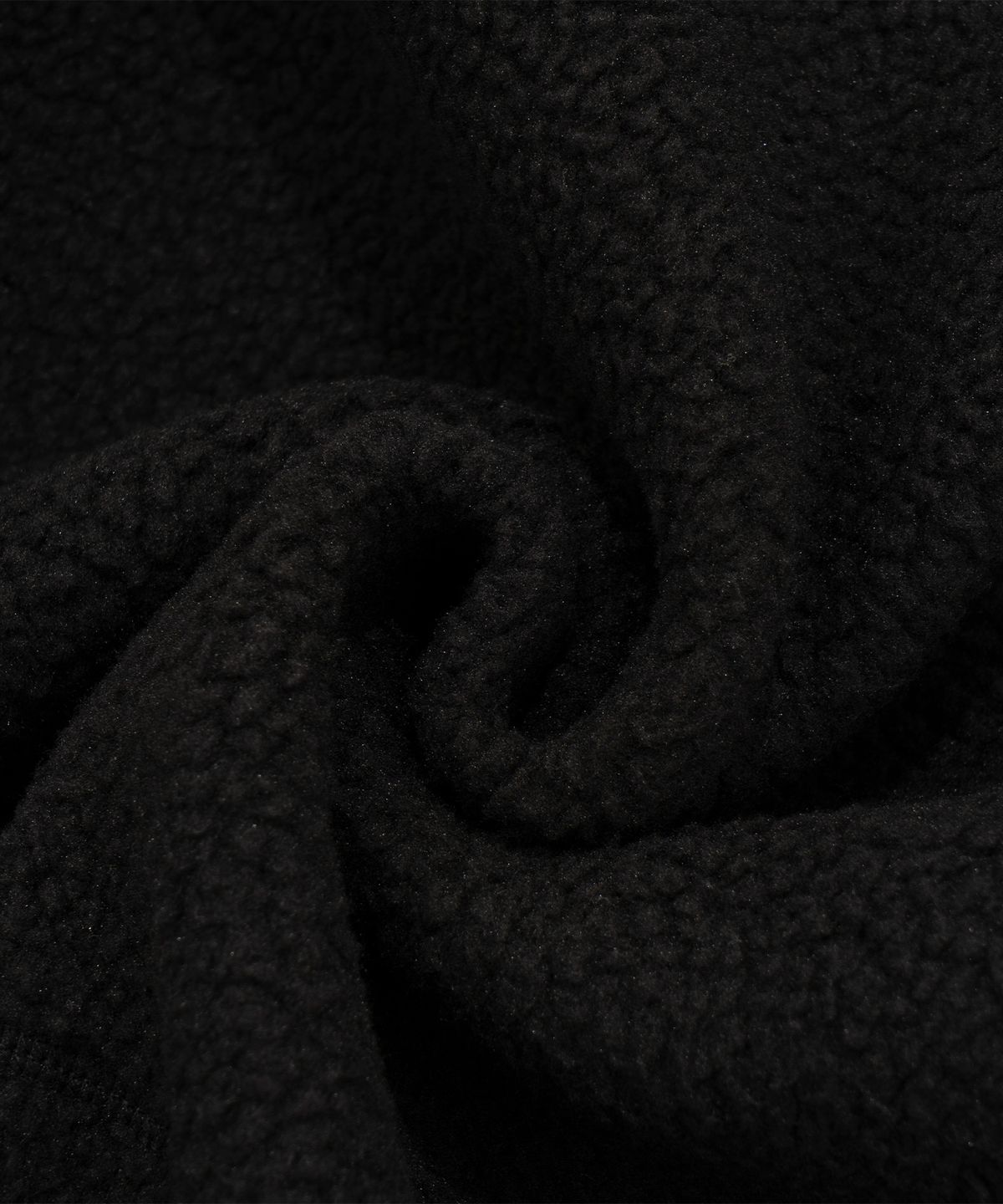 폴리그램(POLYGRAM) PG HIGH NECK 후리스 집업 자켓 (BLACK)