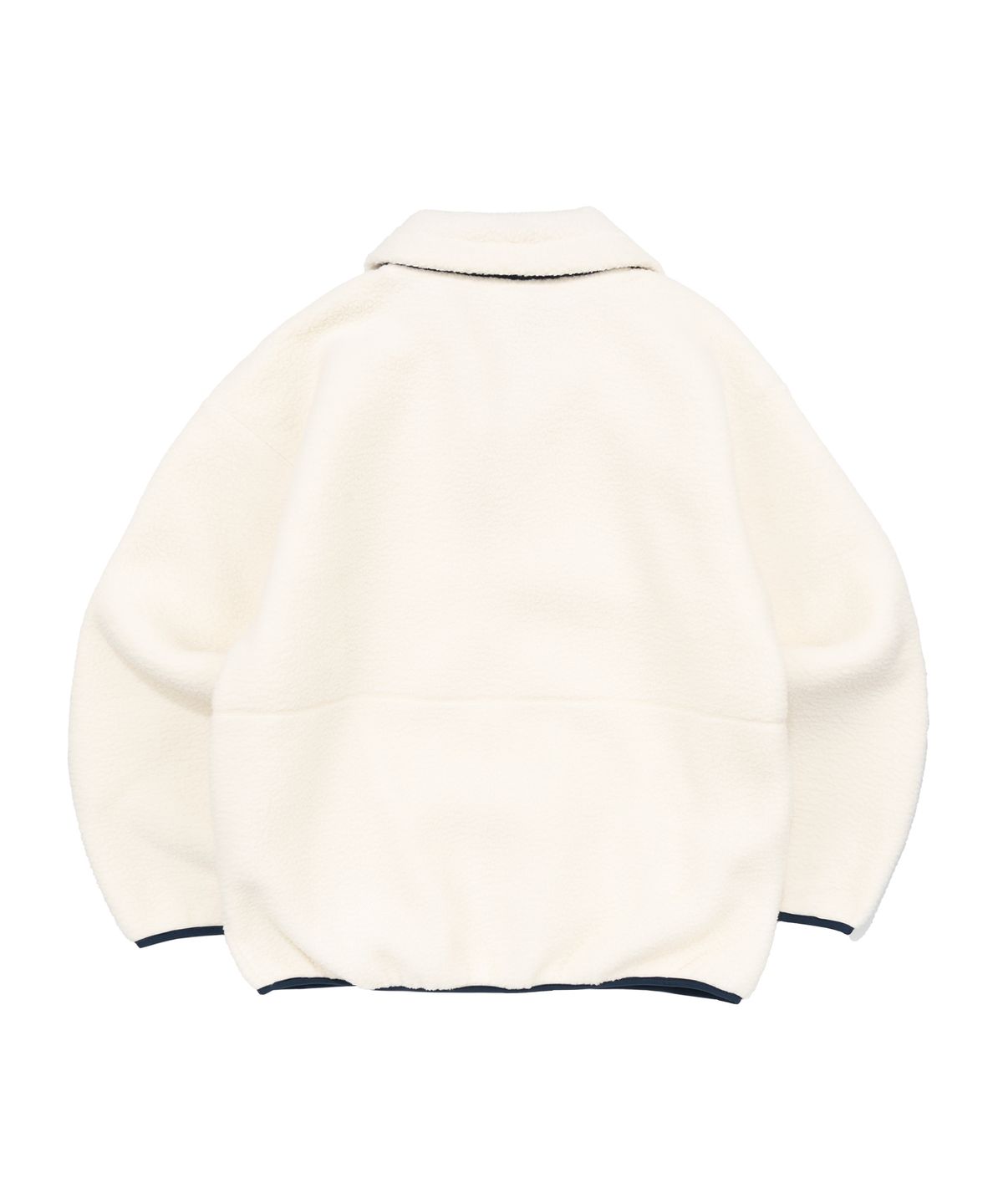 폴리그램(POLYGRAM) PG HIGH NECK 후리스 집업 자켓 (IVORY)