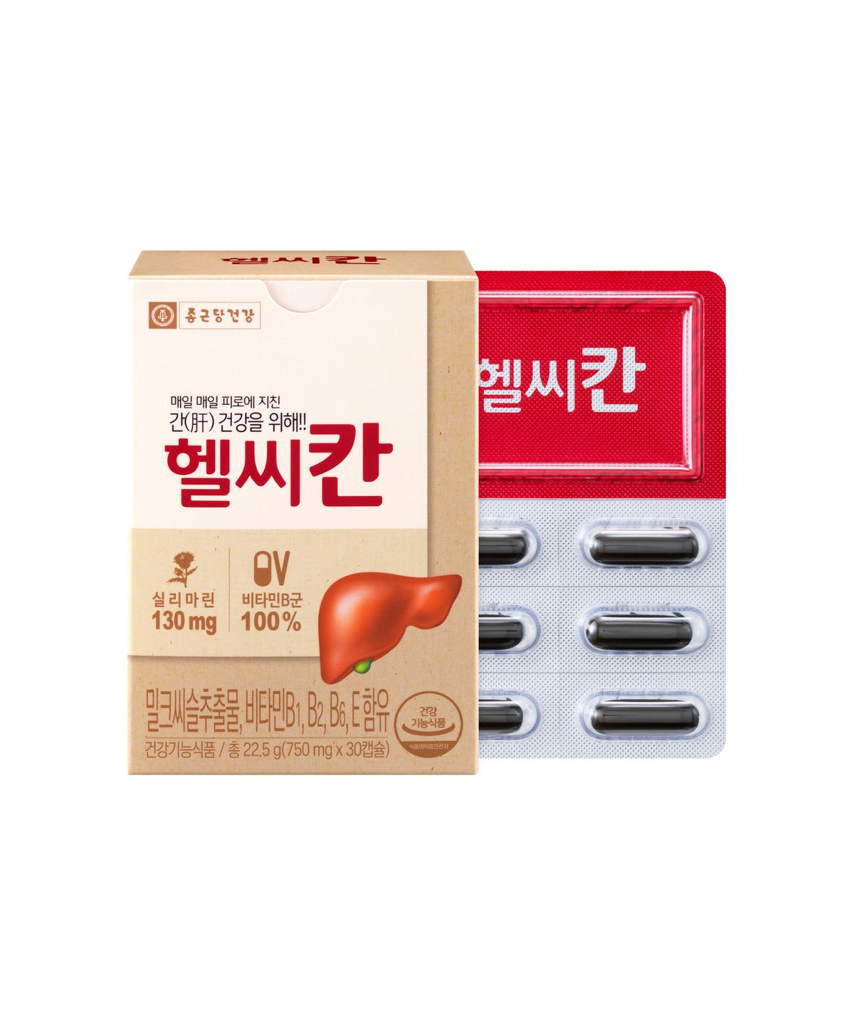 종근당건강(CKDHC) 헬씨칸 밀크씨슬 1박스 30일분