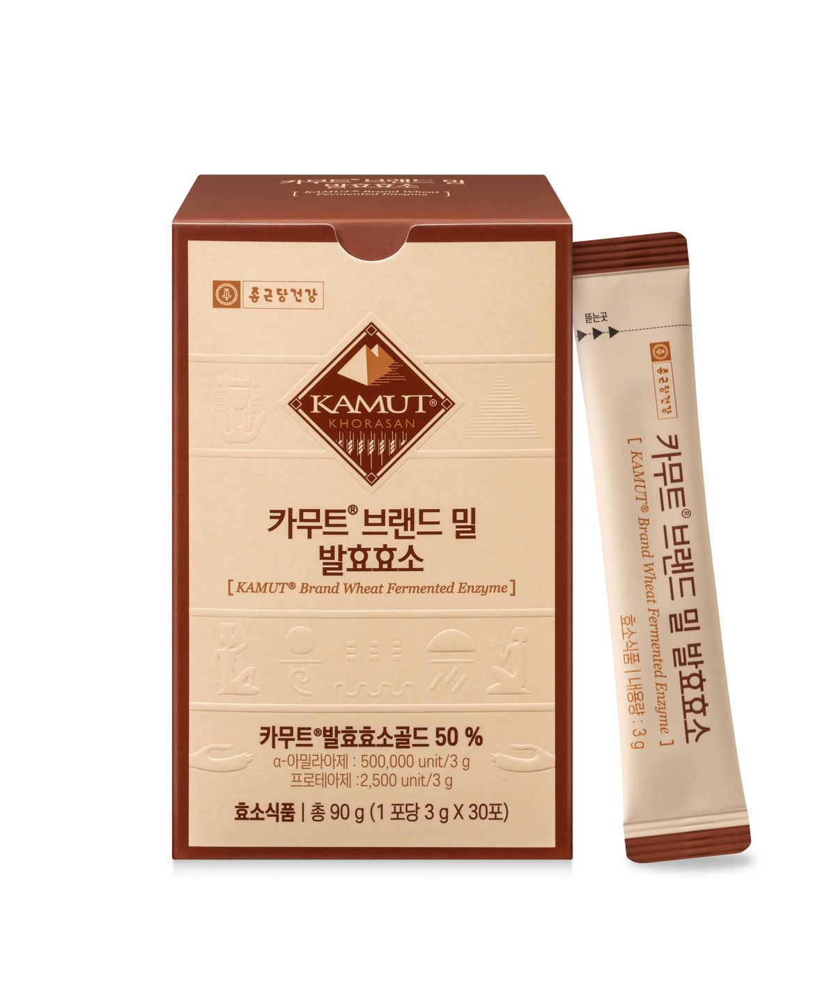 종근당건강(CKDHC) 카무트 브랜드밀 발효효소 1박스 30포