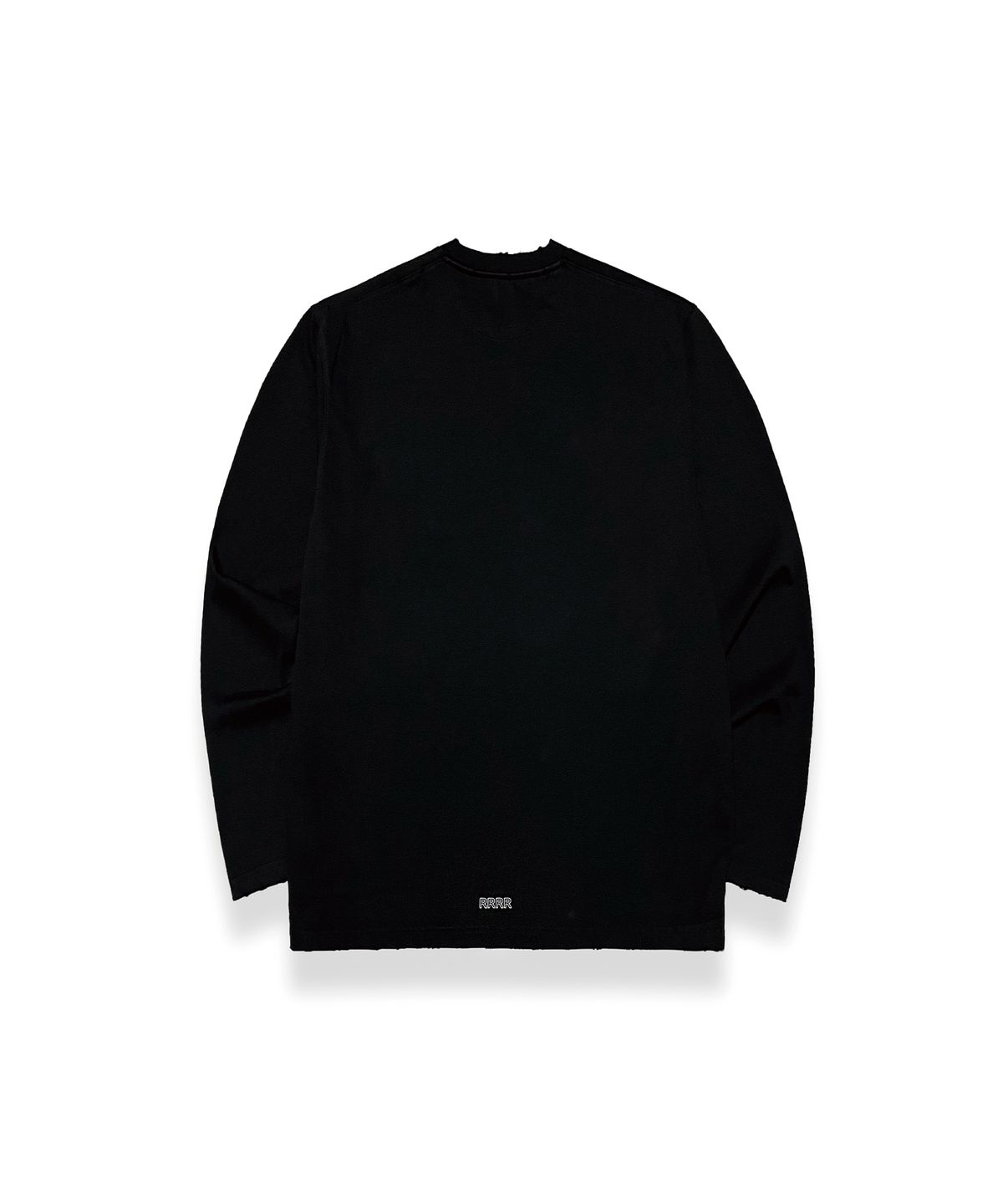 알포(R-4) R-0015 / RRRR-WASHED LONG SLEEVE TSHIRTS(BLACK)