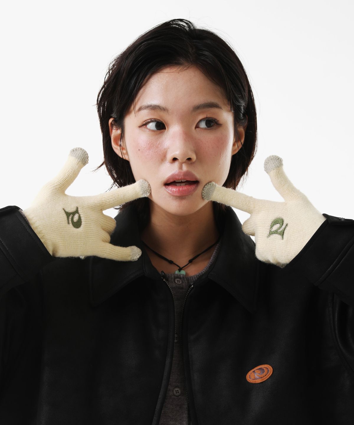 피스메이커(PIECE MAKER) P LOGO SMART GLOVES (LEMON)