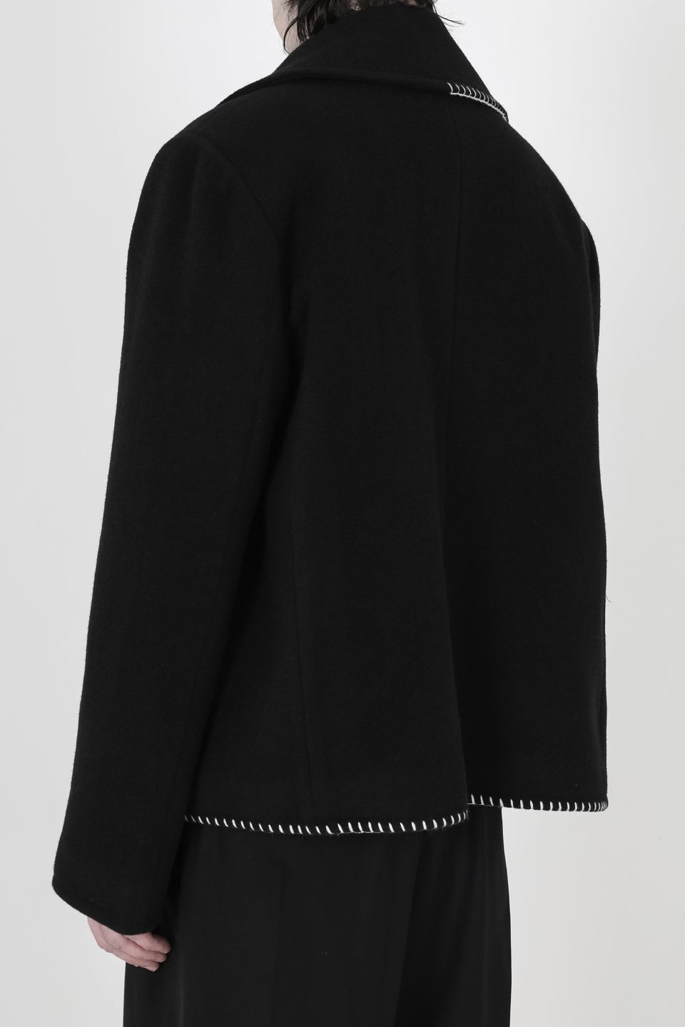 MUSINSA | KIRYU HAND STITCH PEA COAT