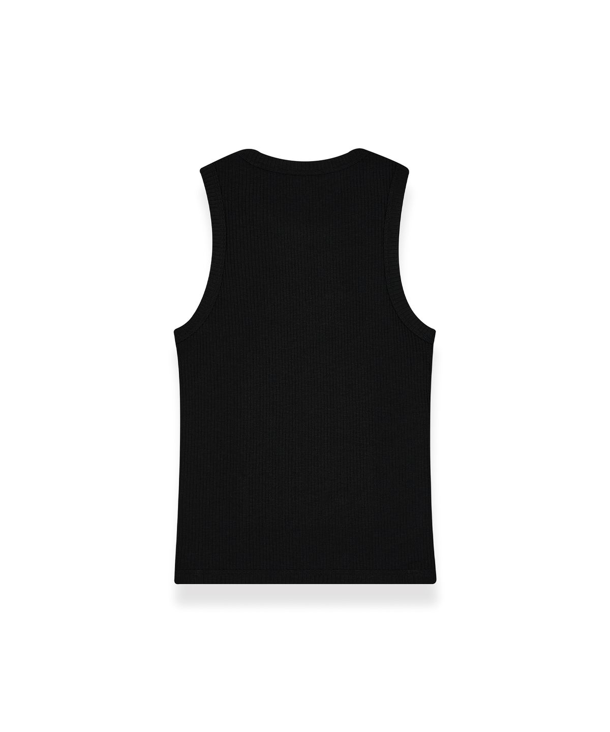알포(R-4) R-0030 / R4-SIGNATURE SLEEVELESS(BLACK)