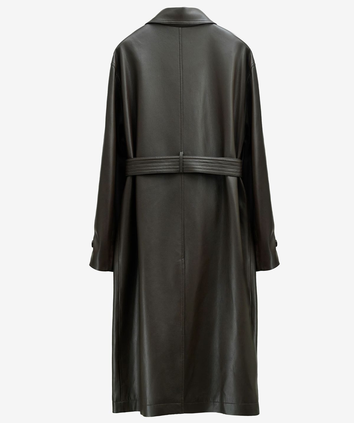 유지(YUJI) RAMSKIN LONG COAT BROWN