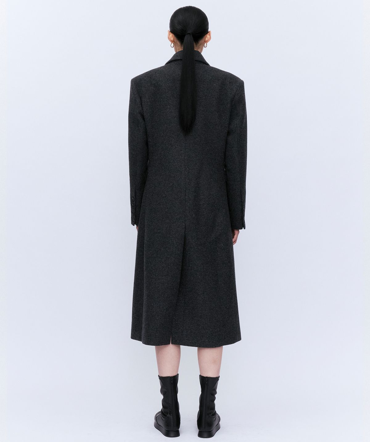 유지(YUJI) VIRGIN WOOL COAT GREY