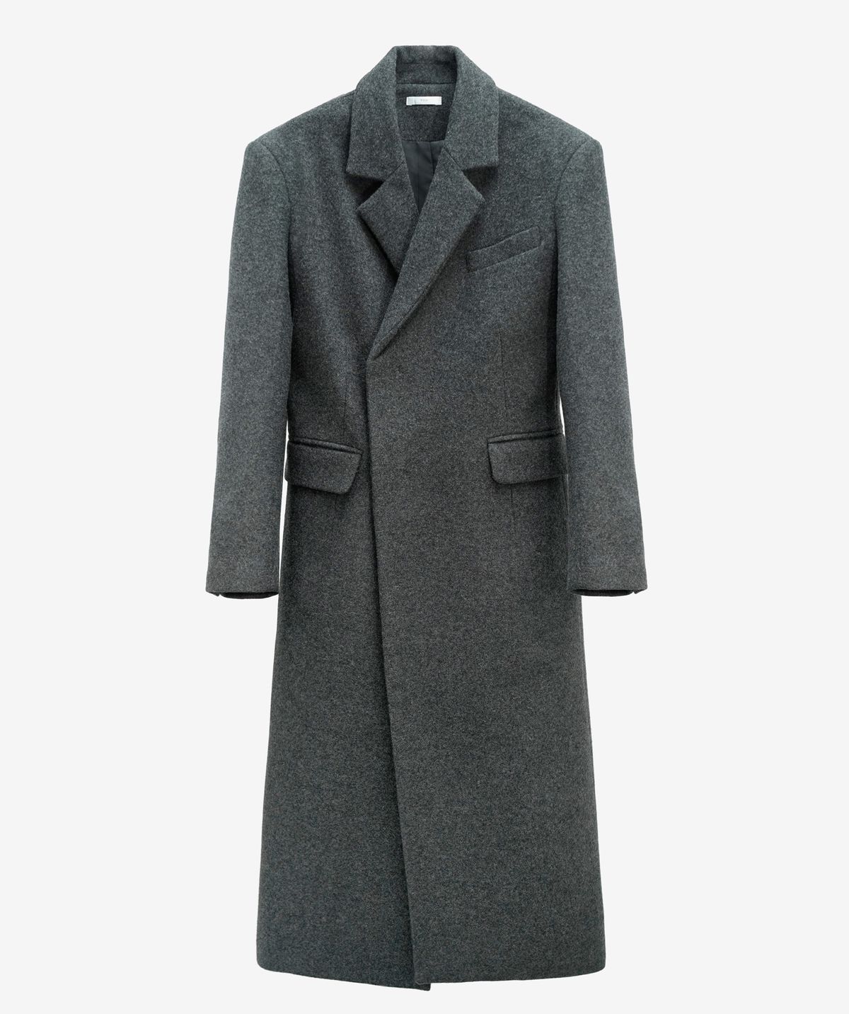 유지(YUJI) VIRGIN WOOL COAT GREY