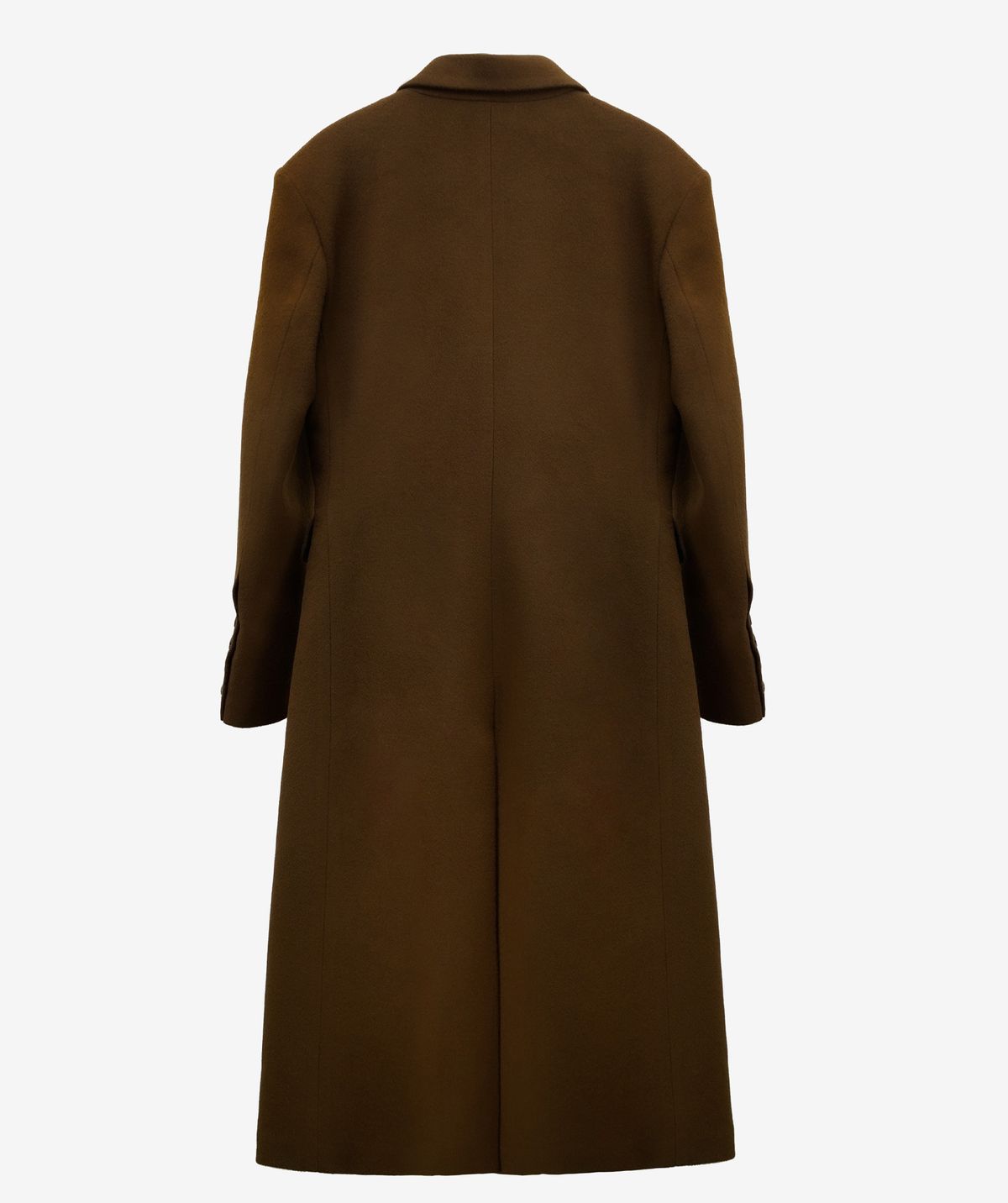 유지(YUJI) VIRGIN WOOL COAT BROWN