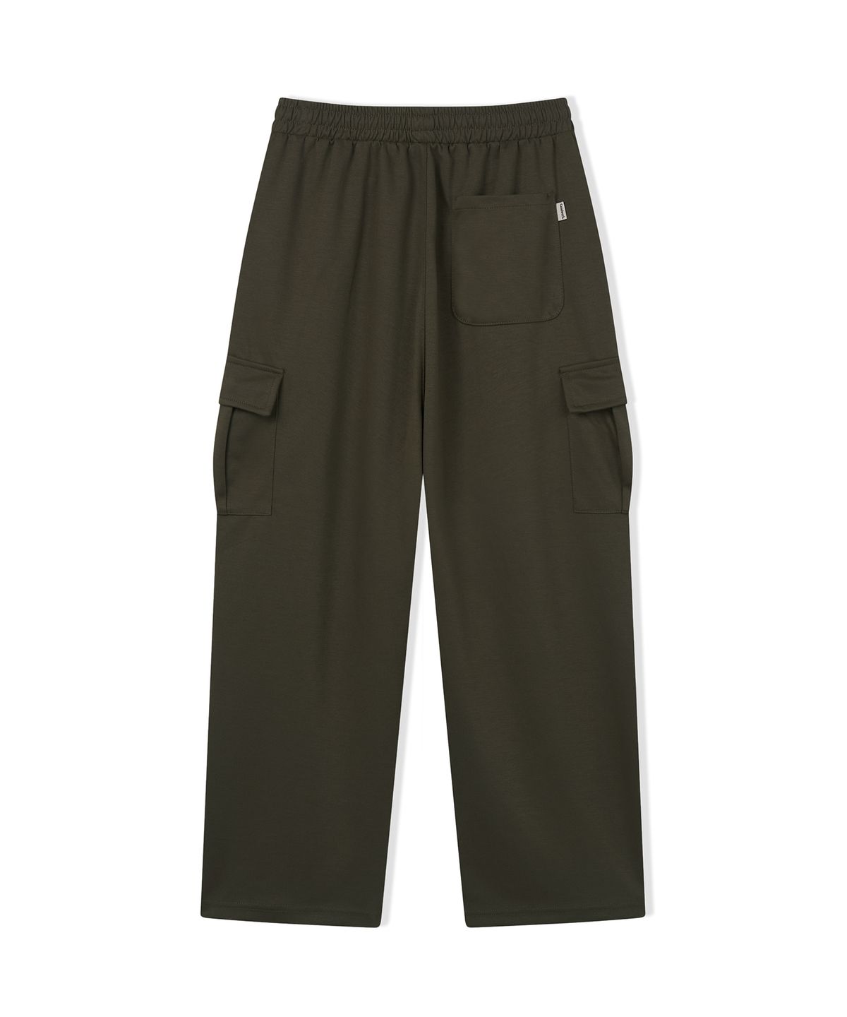 카멜워크(CAMEL WORK) 원 턱 와이드 카고 스웨트팬츠(카키)
