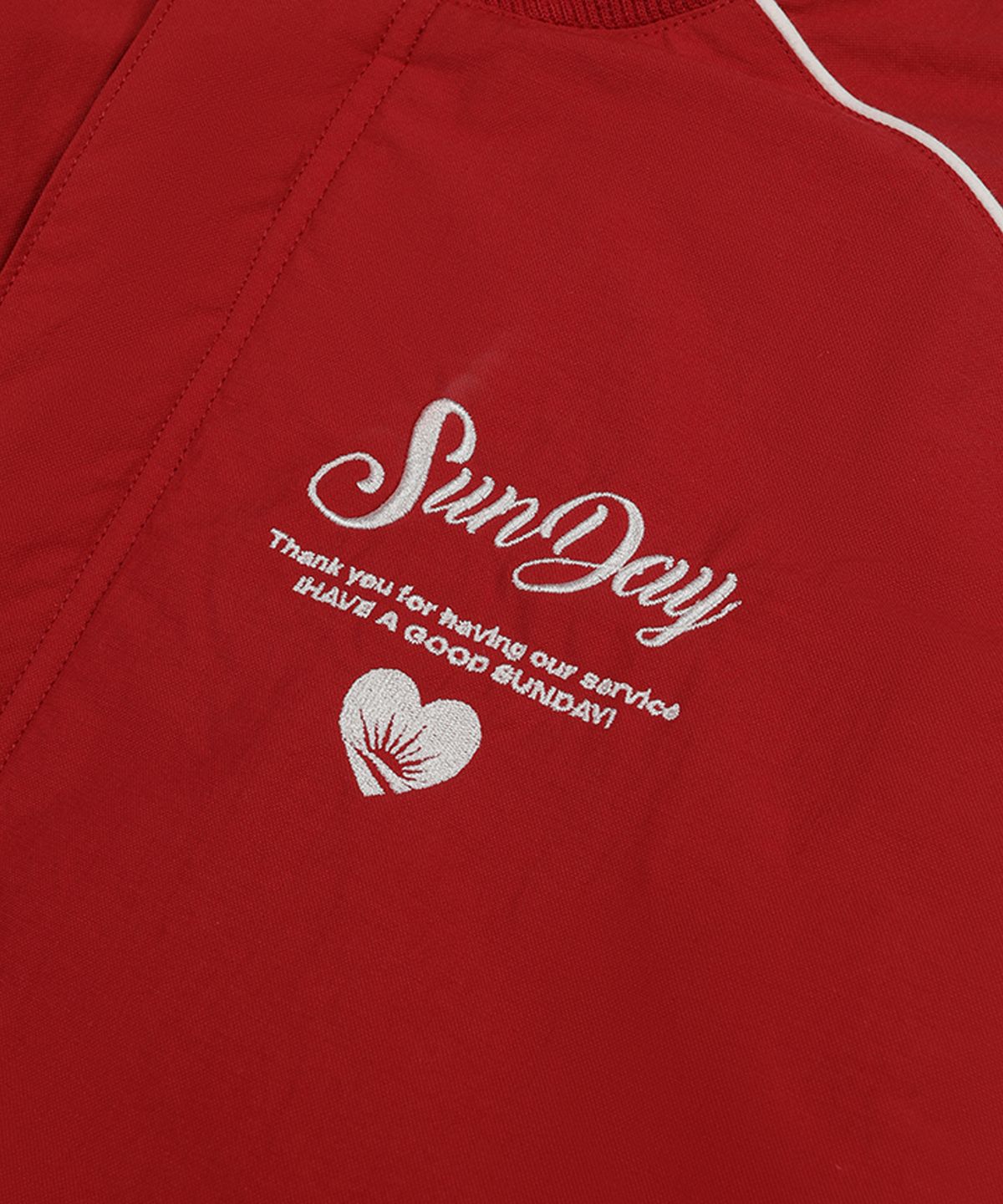 선데이후르츠마켓(SUNDAY FRUIT MARKET) GOOD SUNDAY JACKET RED