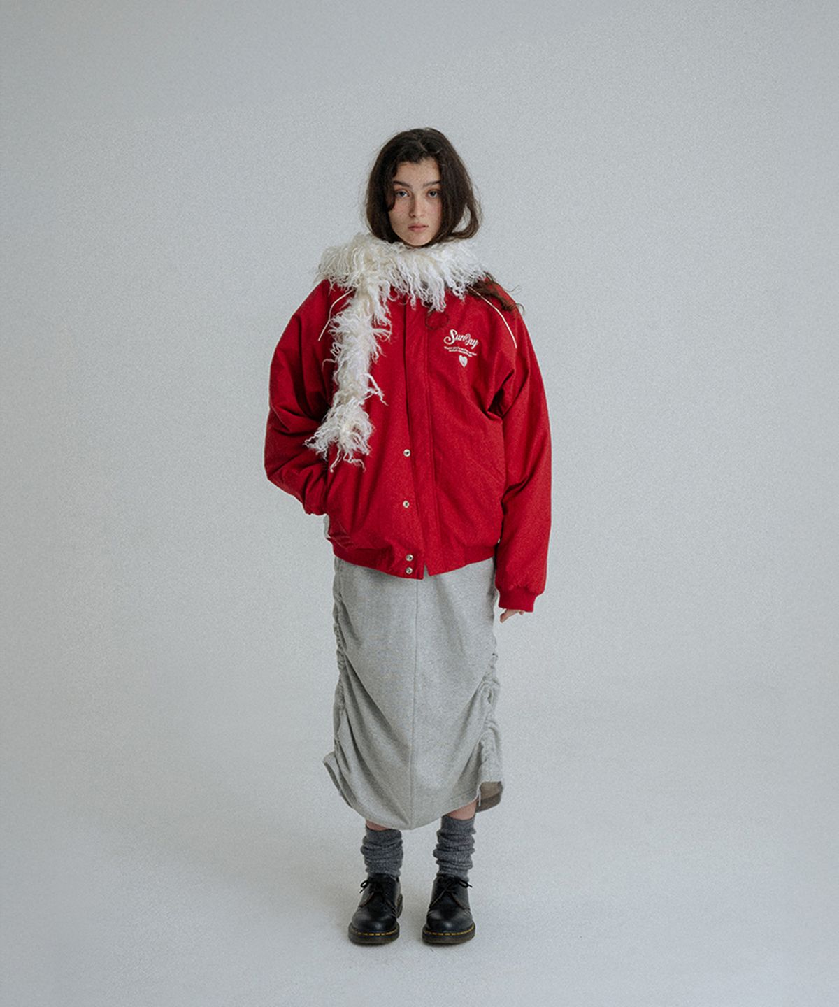 선데이후르츠마켓(SUNDAY FRUIT MARKET) GOOD SUNDAY JACKET RED