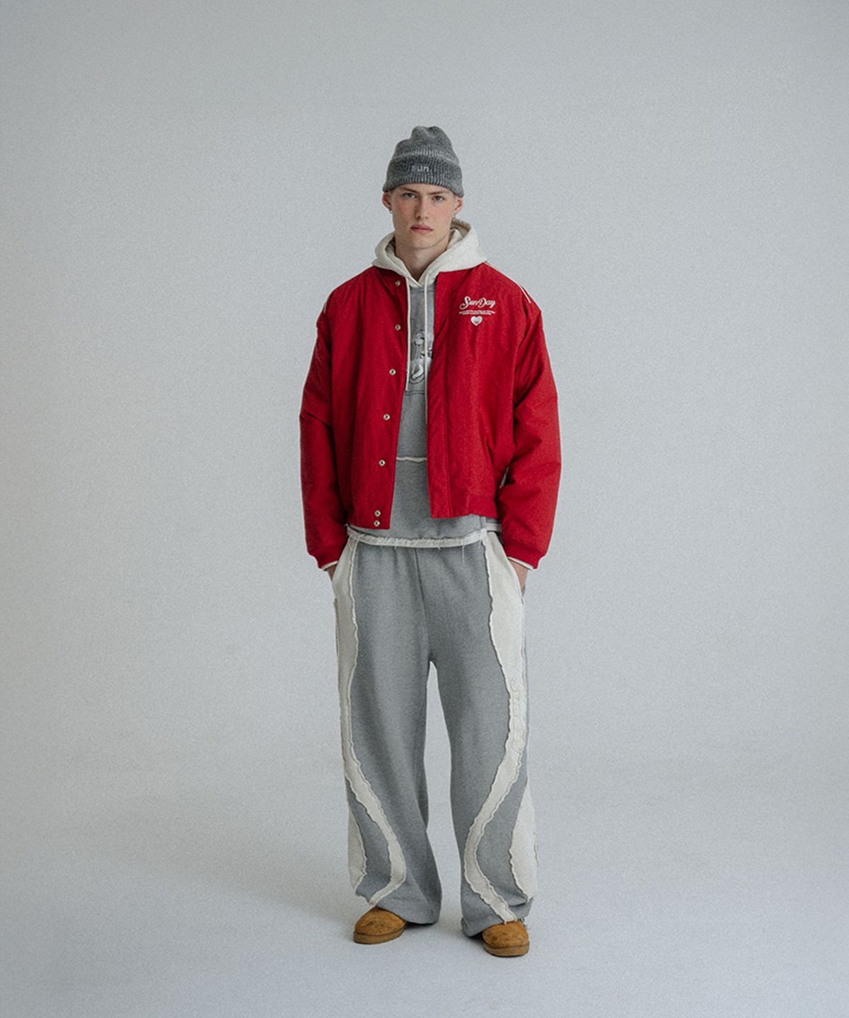 선데이후르츠마켓(SUNDAY FRUIT MARKET) GOOD SUNDAY JACKET RED
