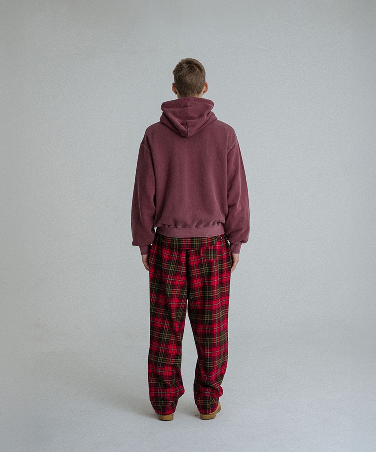 선데이후르츠마켓(SUNDAY FRUIT MARKET) LOVE, SUNDAY ZIP HOODIE WINE
