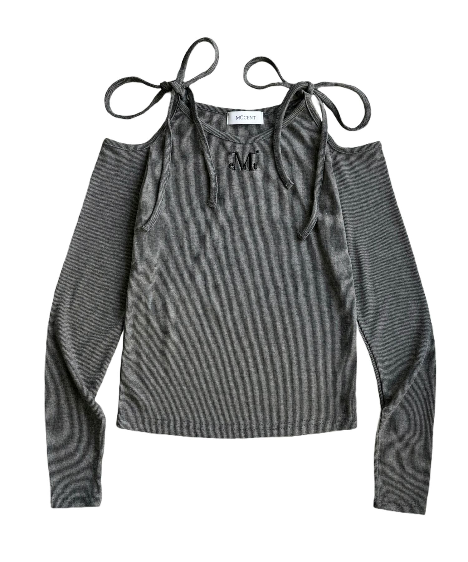 ☆MUCENT☆ Necky ribbon off shoulder tee 3 colors MUSINSA | MUCENT Neck Ribbon Off Shoulder Tee (3 Colors)