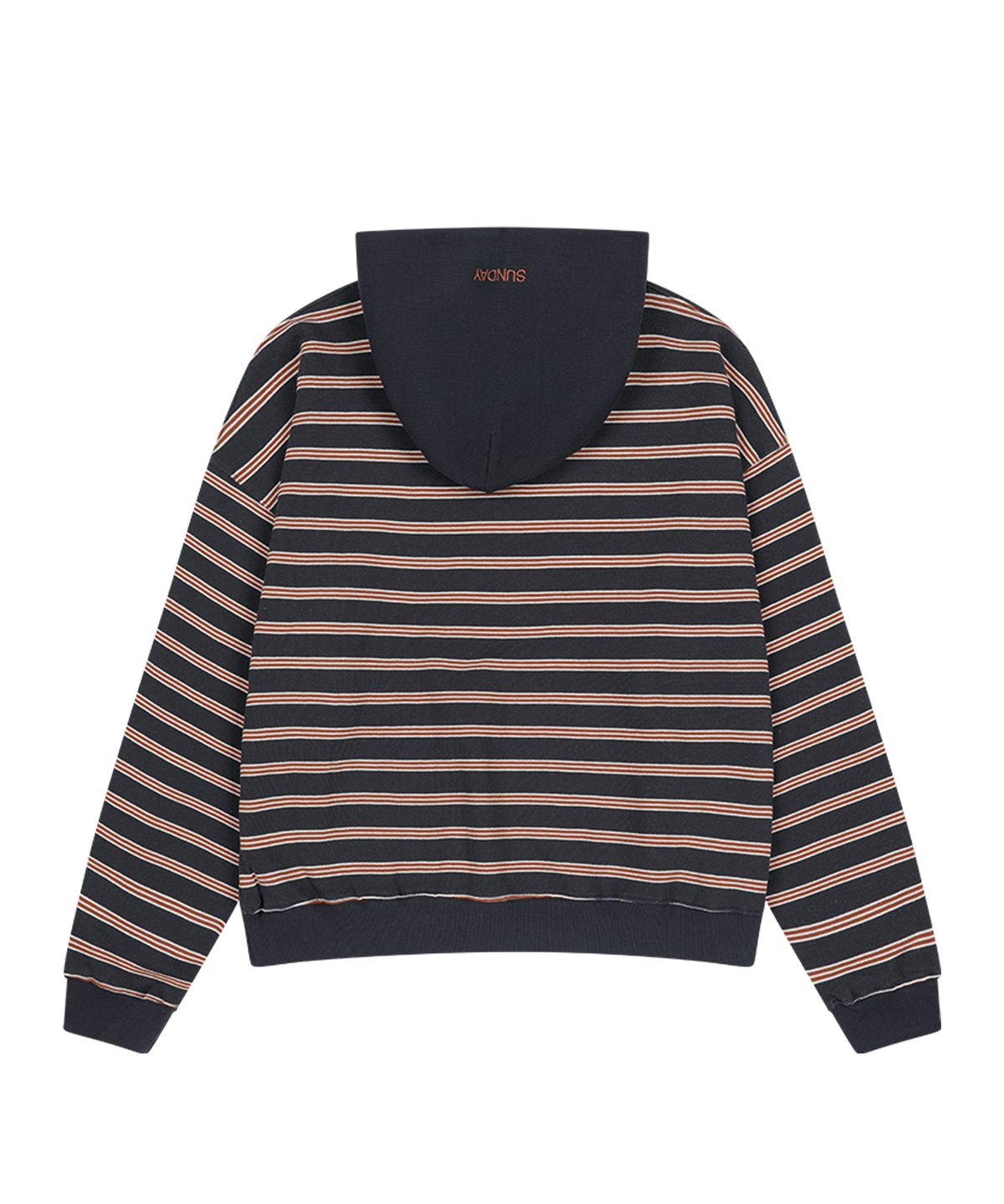 선데이후르츠마켓(SUNDAY FRUIT MARKET) SUNDAY STRIPE HOODIE NAVY