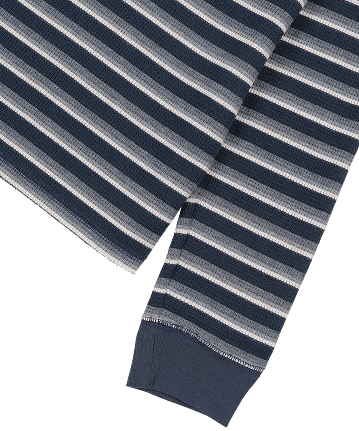 선데이후르츠마켓(SUNDAY FRUIT MARKET) STRIPE WAFFLE LS TEE NAVY