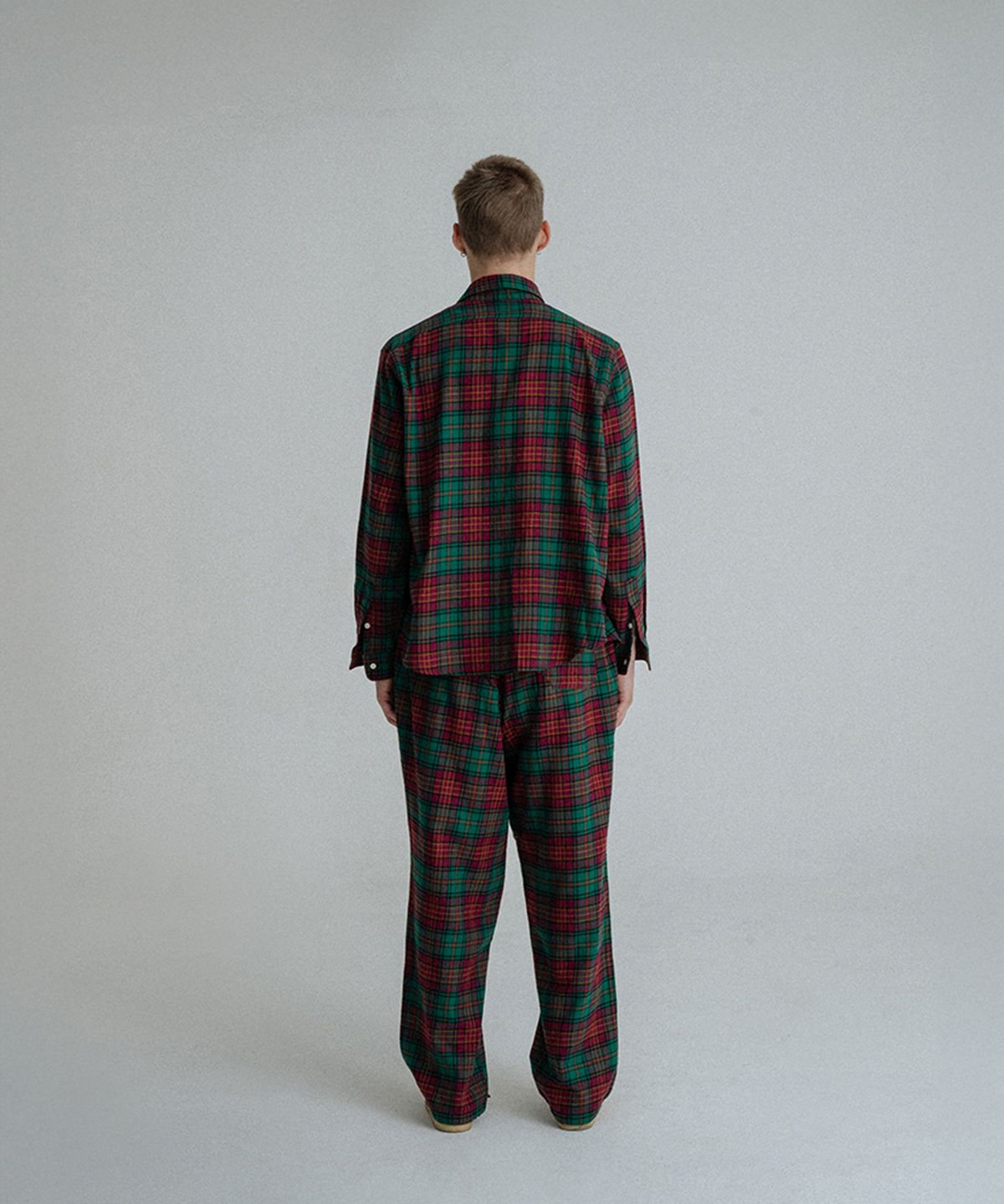 선데이후르츠마켓(SUNDAY FRUIT MARKET) SUNDAY CHECK SHIRT GREEN