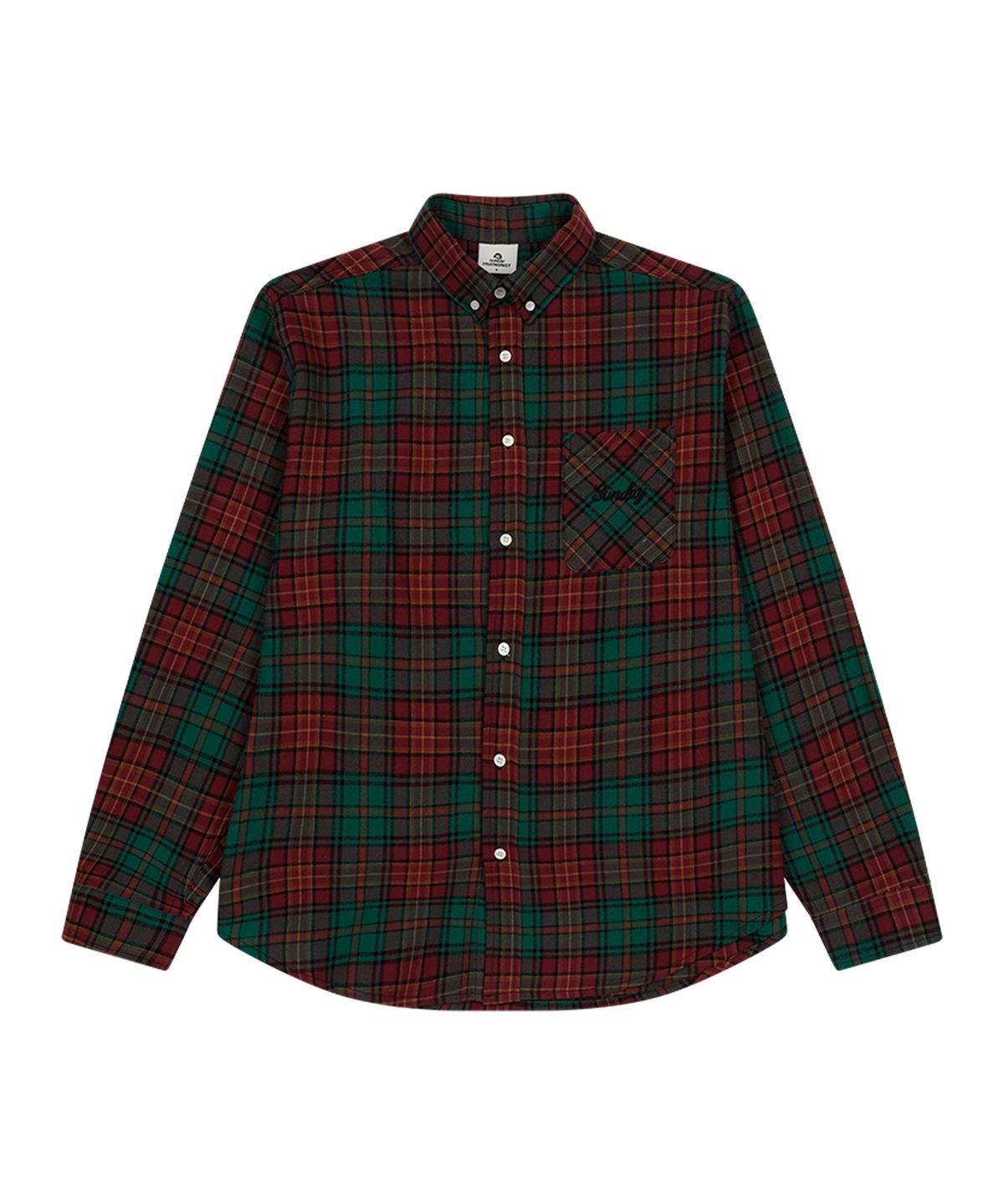 선데이후르츠마켓(SUNDAY FRUIT MARKET) SUNDAY CHECK SHIRT GREEN