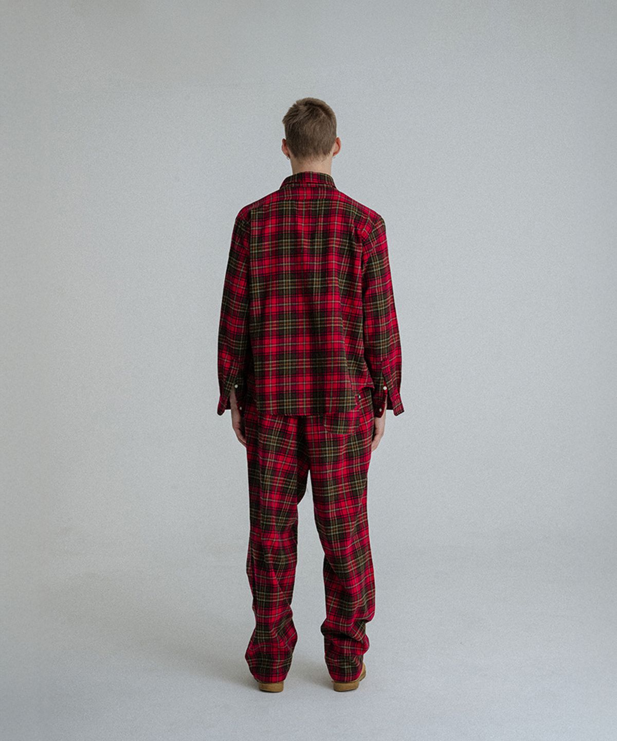 선데이후르츠마켓(SUNDAY FRUIT MARKET) SUNDAY CHECK SHIRT PINK