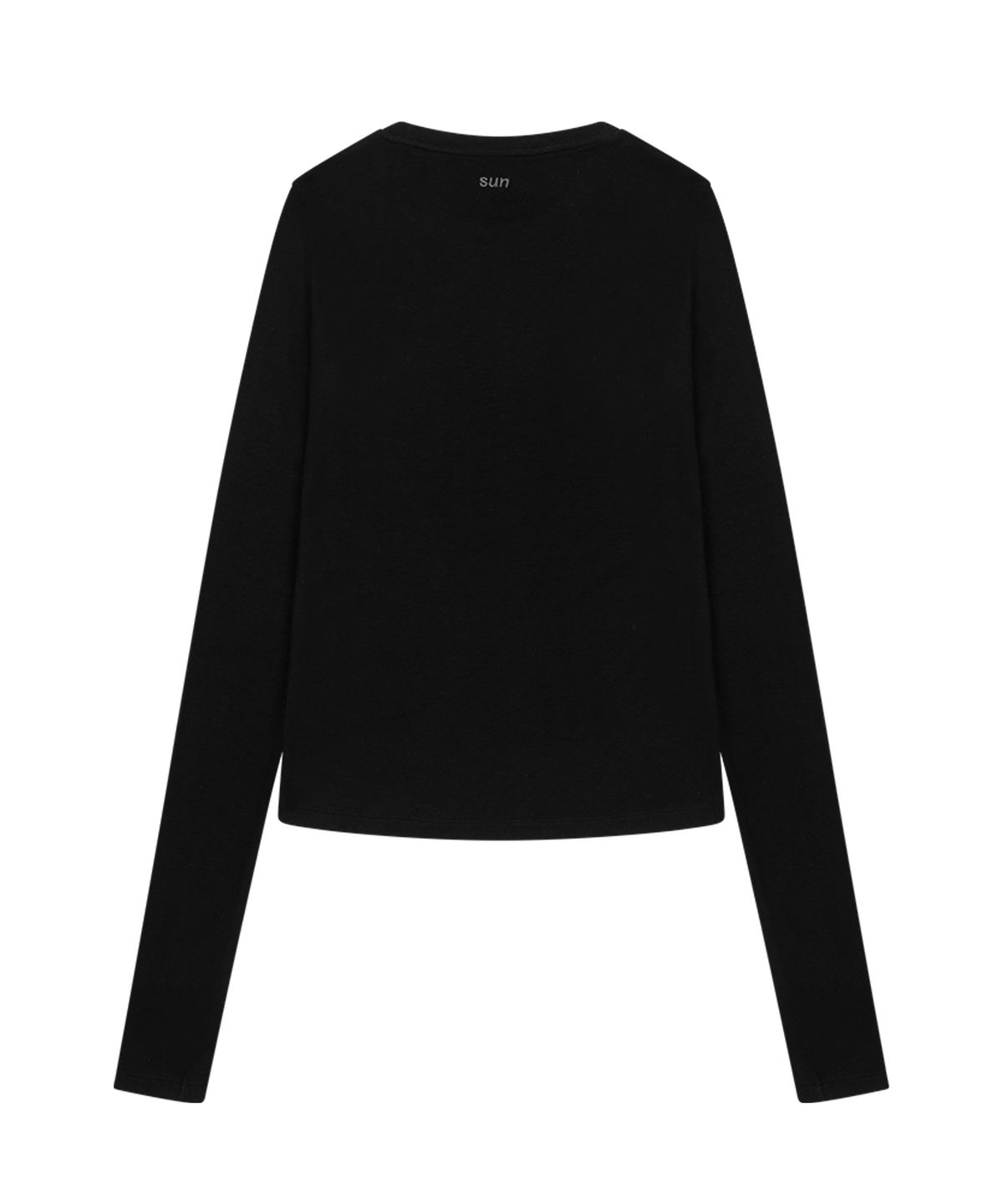 선데이후르츠마켓(SUNDAY FRUIT MARKET) W) MINI SUN LS TEE BLACK