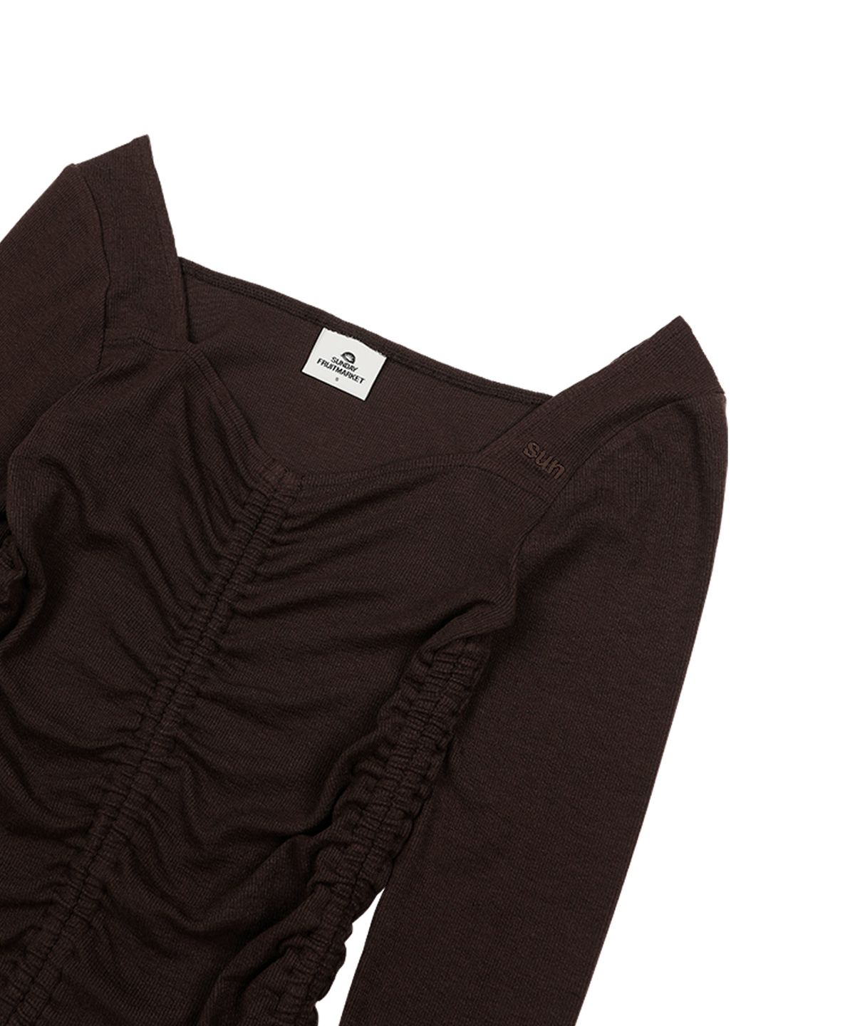 선데이후르츠마켓(SUNDAY FRUIT MARKET) SUNDAY STRING LS TEE BROWN