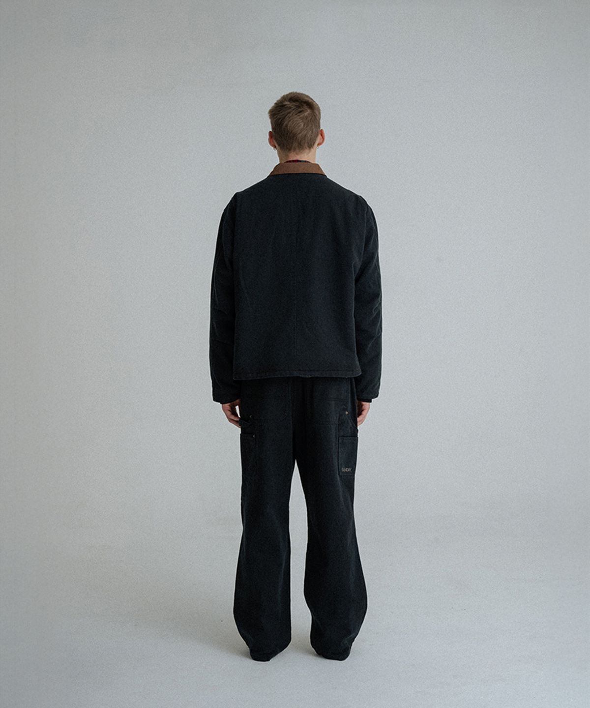 선데이후르츠마켓(SUNDAY FRUIT MARKET) PIGMENT DART PANT BLACK