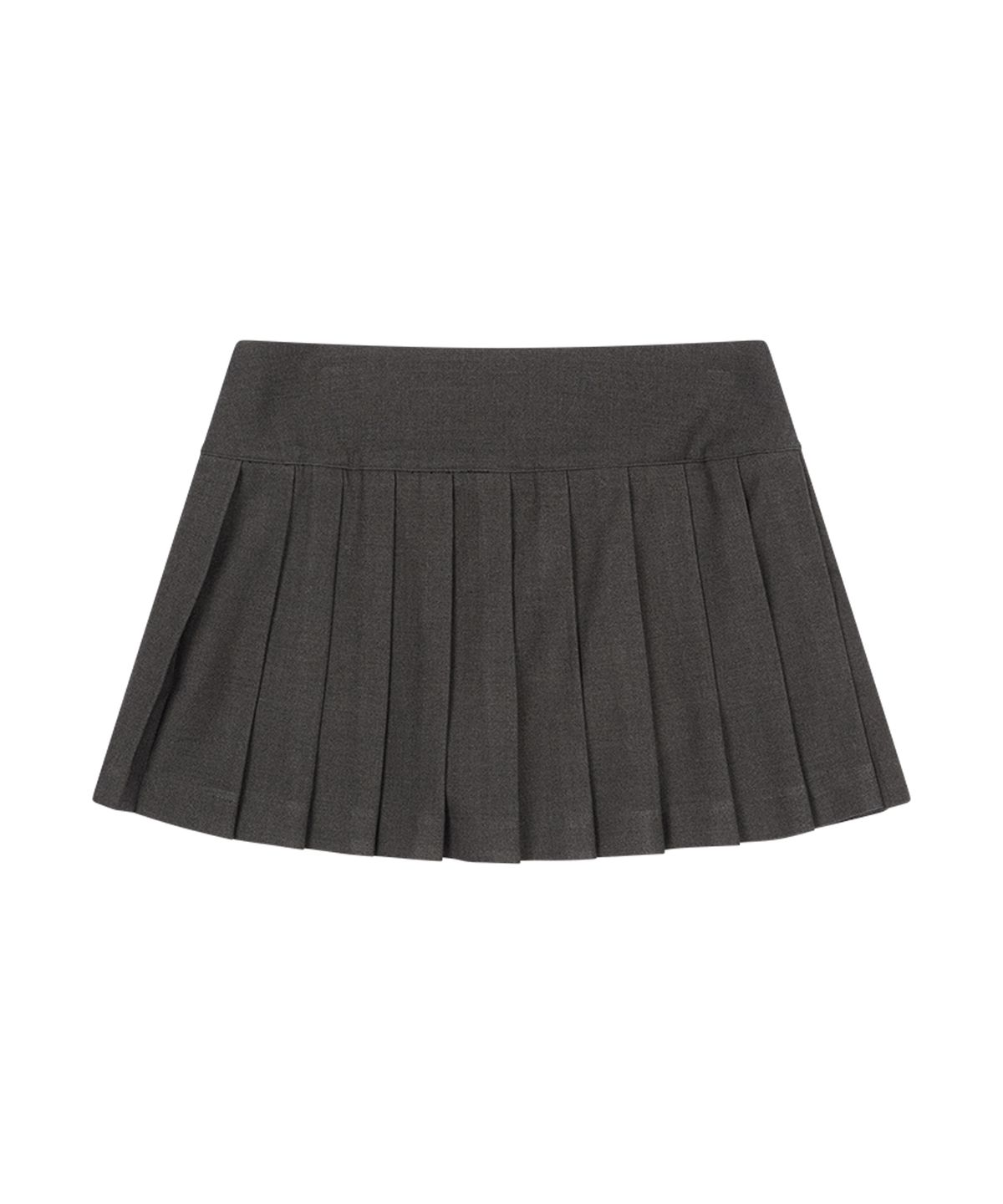 선데이후르츠마켓(SUNDAY FRUIT MARKET) SUN PLEATS SKIRT CHARCOAL