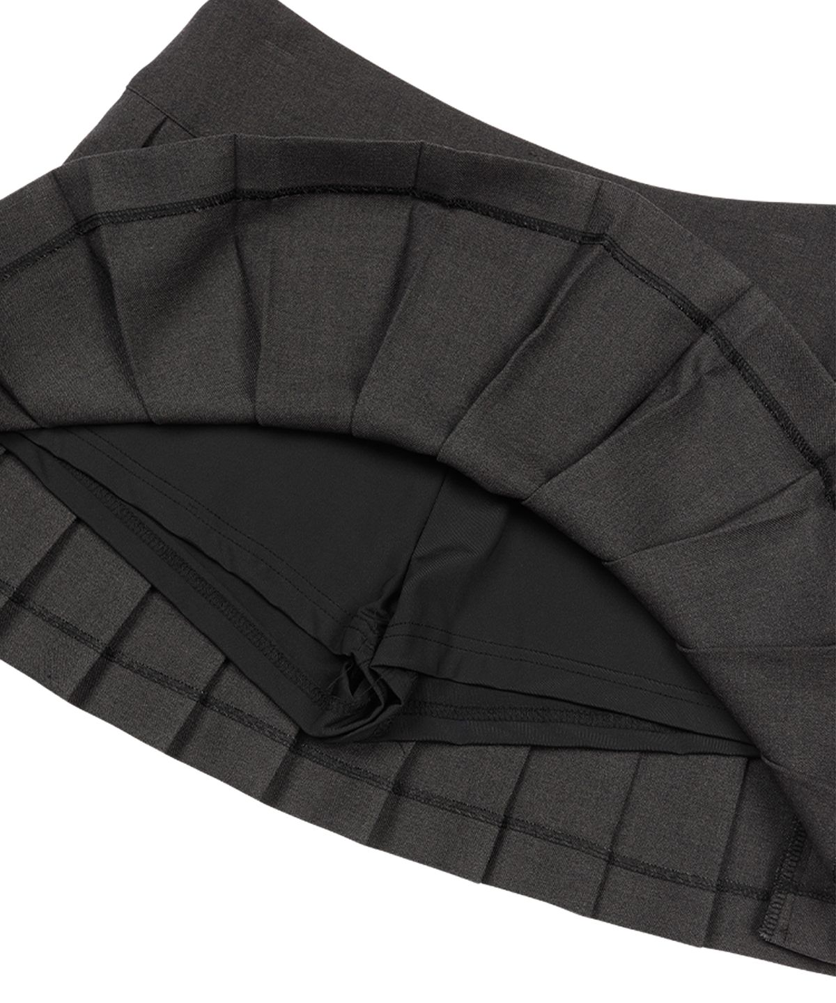 선데이후르츠마켓(SUNDAY FRUIT MARKET) SUN PLEATS SKIRT CHARCOAL