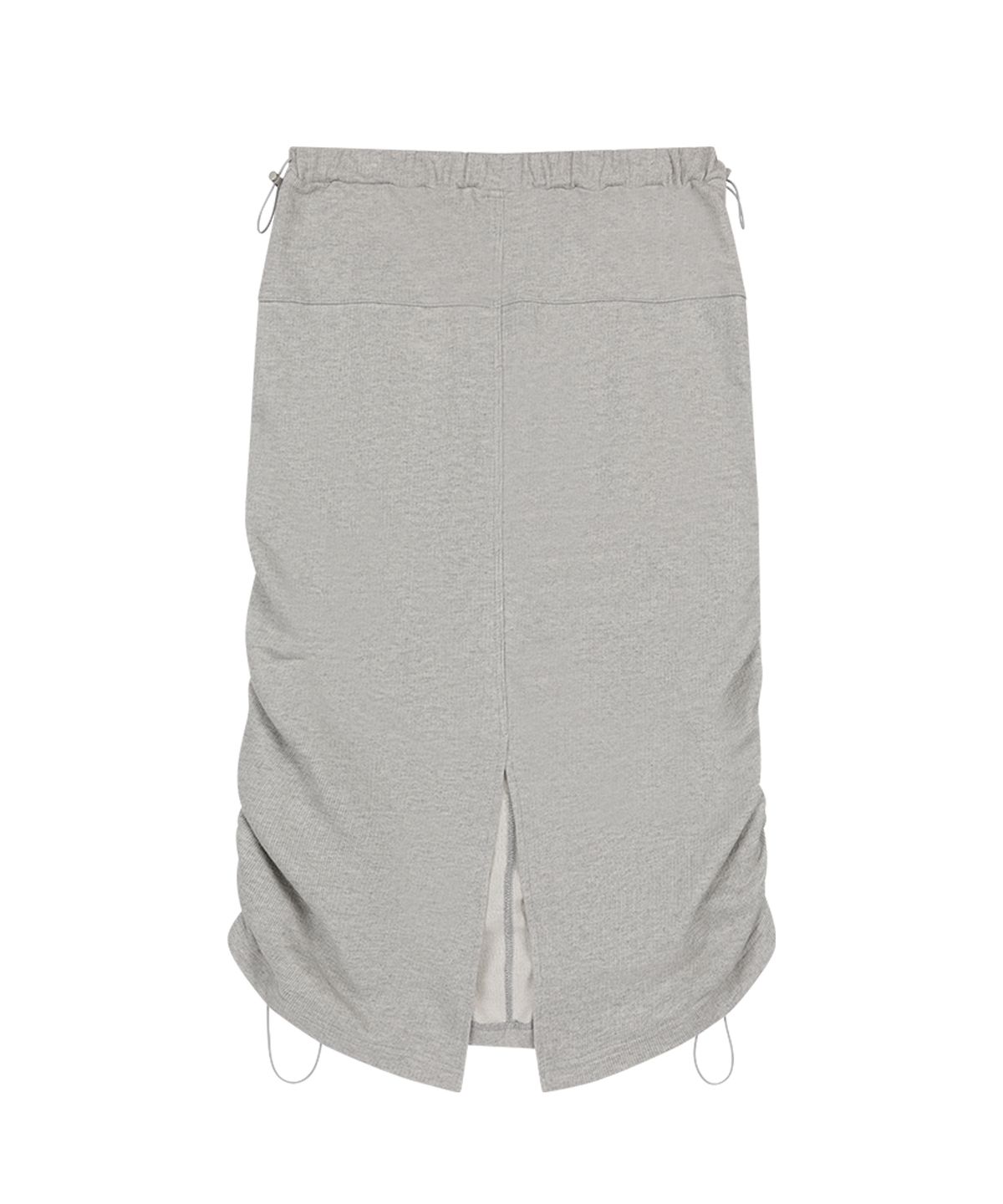 선데이후르츠마켓(SUNDAY FRUIT MARKET) STRING SWEAT SKIRT GRAY