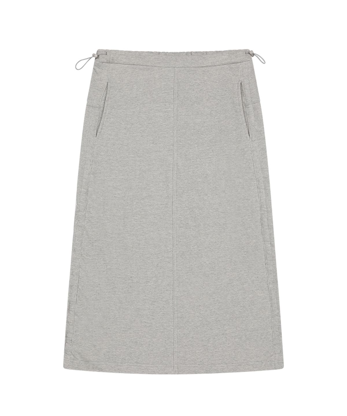 선데이후르츠마켓(SUNDAY FRUIT MARKET) STRING SWEAT SKIRT GRAY