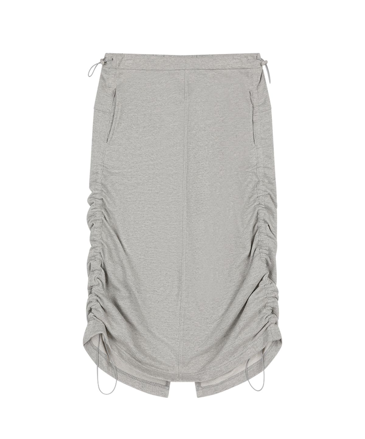 선데이후르츠마켓(SUNDAY FRUIT MARKET) STRING SWEAT SKIRT GRAY