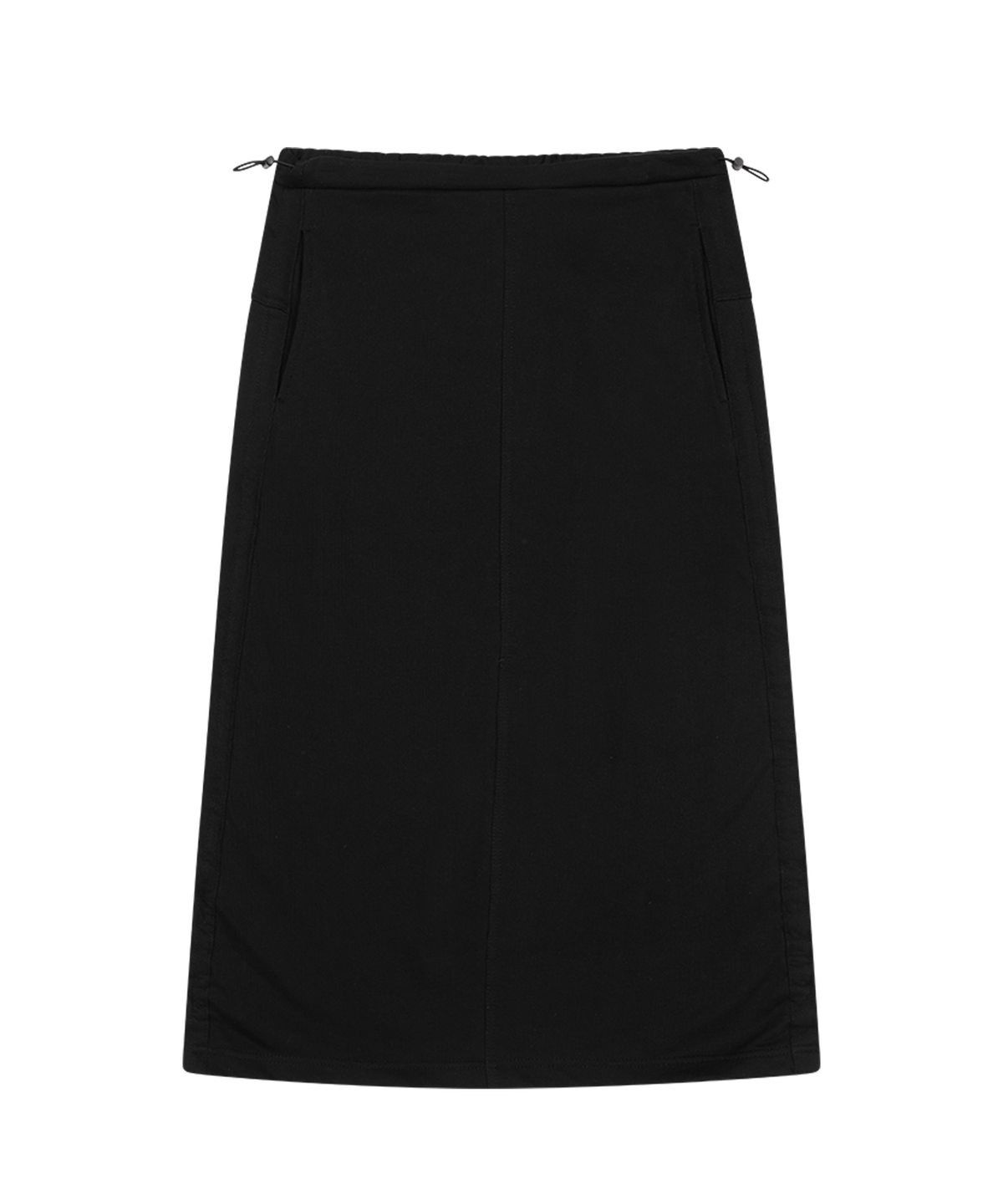 선데이후르츠마켓(SUNDAY FRUIT MARKET) STRING SWEAT SKIRT BLACK