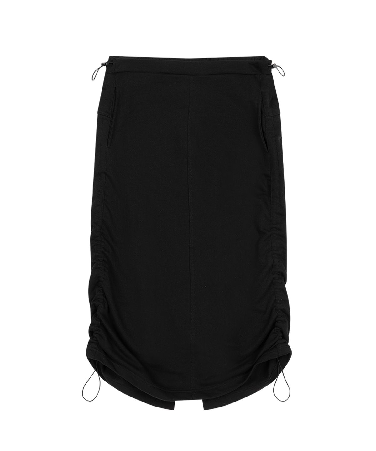 선데이후르츠마켓(SUNDAY FRUIT MARKET) STRING SWEAT SKIRT BLACK