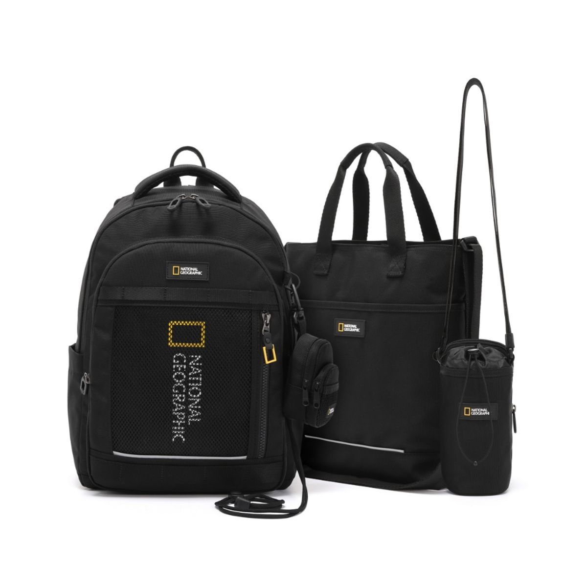 내셔널지오그래픽 키즈(NATIONAL GEOGRAPHIC KIDS) K251KBG520 코닉 라이트업 3SET BLACK