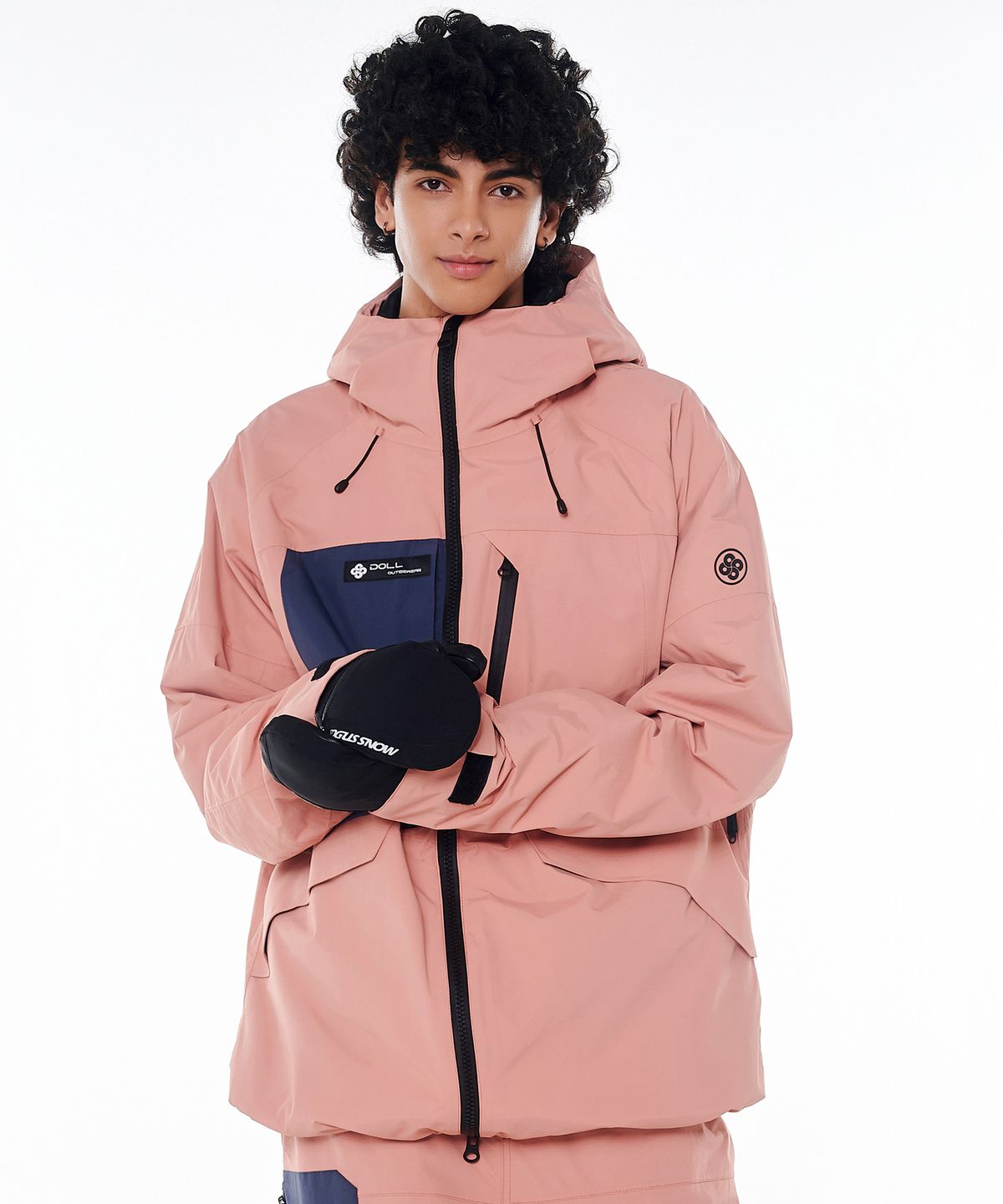 돌아우터웨어(DOLL OUTERWEAR) 2425 클라로 보드복 자켓 핑크 남녀공용