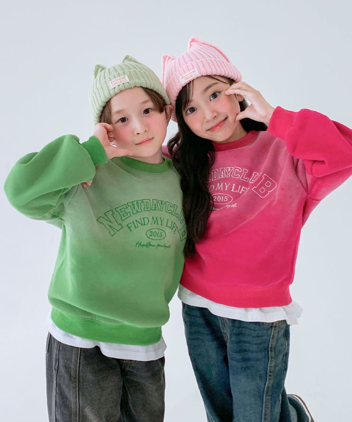 베리클로젯(BERRYCLOSET) [기모] 도파민 그라데이션 맨투맨