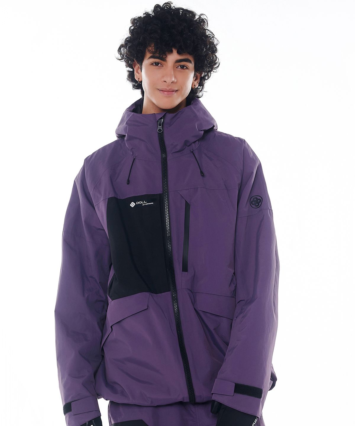돌아우터웨어(DOLL OUTERWEAR) 2425 클라로 보드복 자켓 퍼플 남녀공용