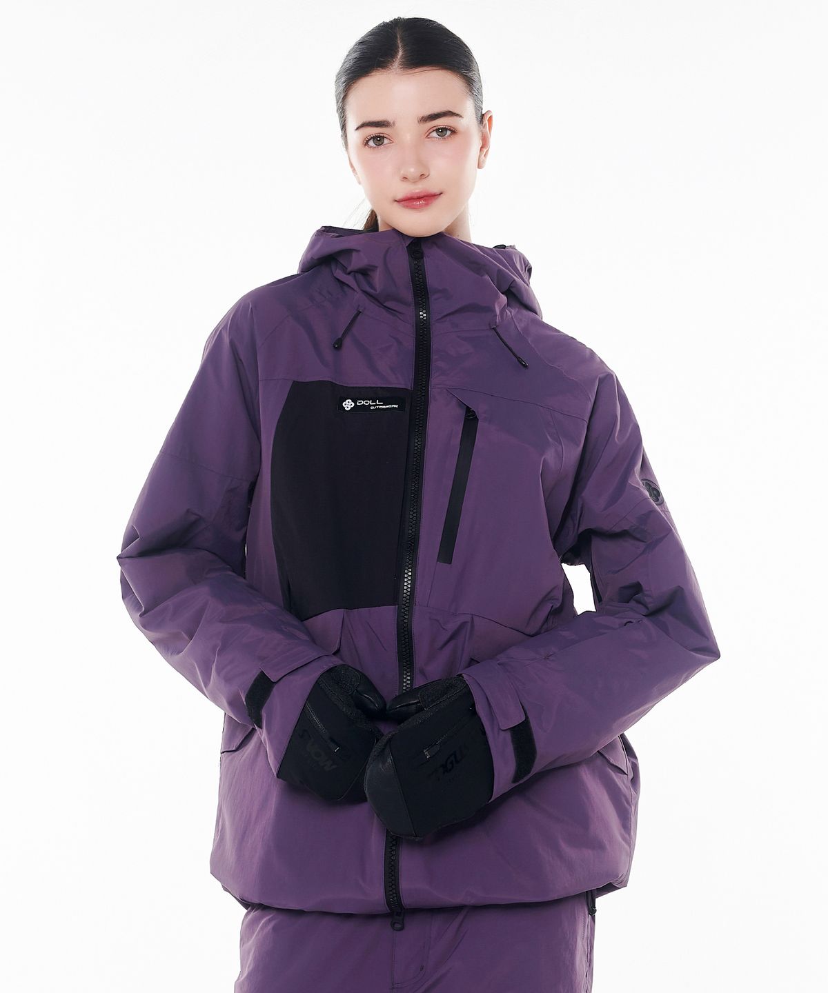 돌아우터웨어(DOLL OUTERWEAR) 2425 클라로 보드복 자켓 퍼플 남녀공용