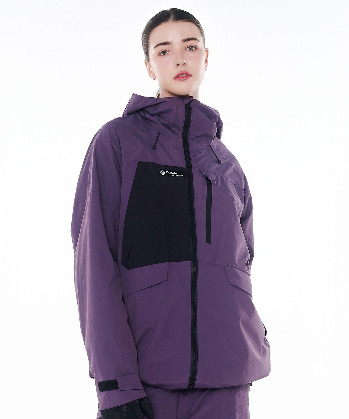 돌아우터웨어(DOLL OUTERWEAR) 2425 클라로 보드복 자켓 퍼플 남녀공용