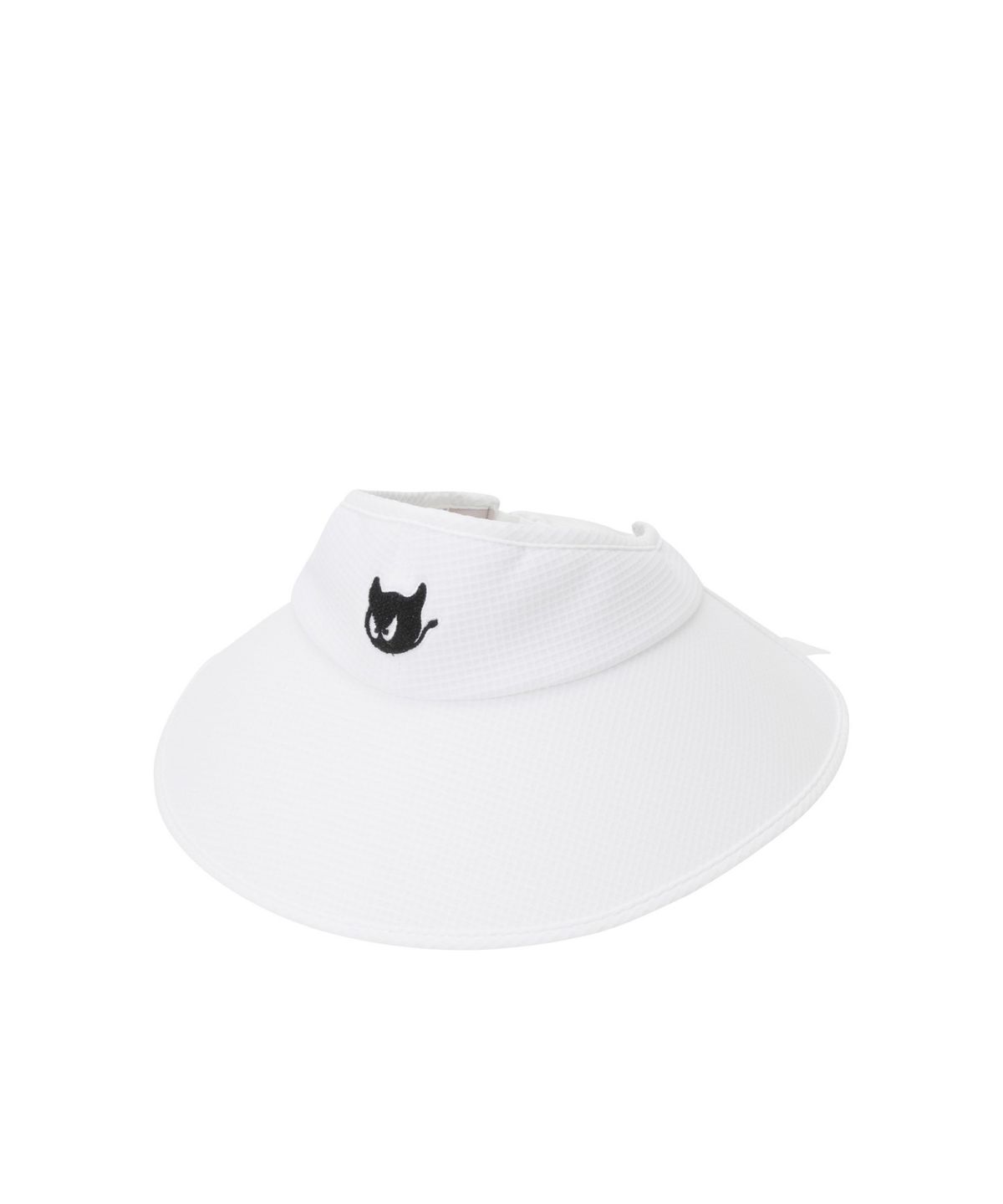 왁(WAAC) Women Ribbon Wide Visor_WGRCX25215WHX