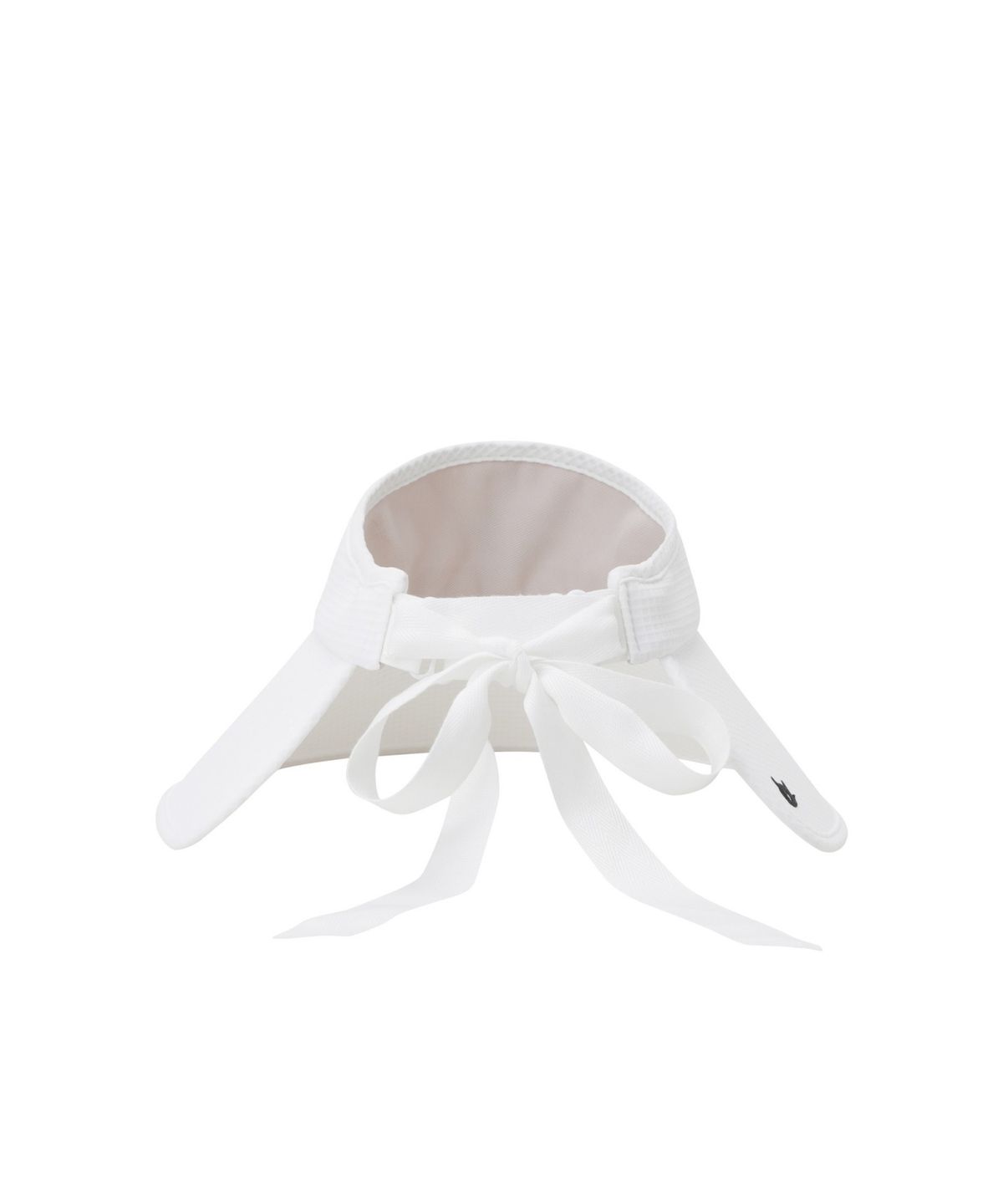 왁(WAAC) Women Ribbon Wide Visor_WGRCX25215WHX