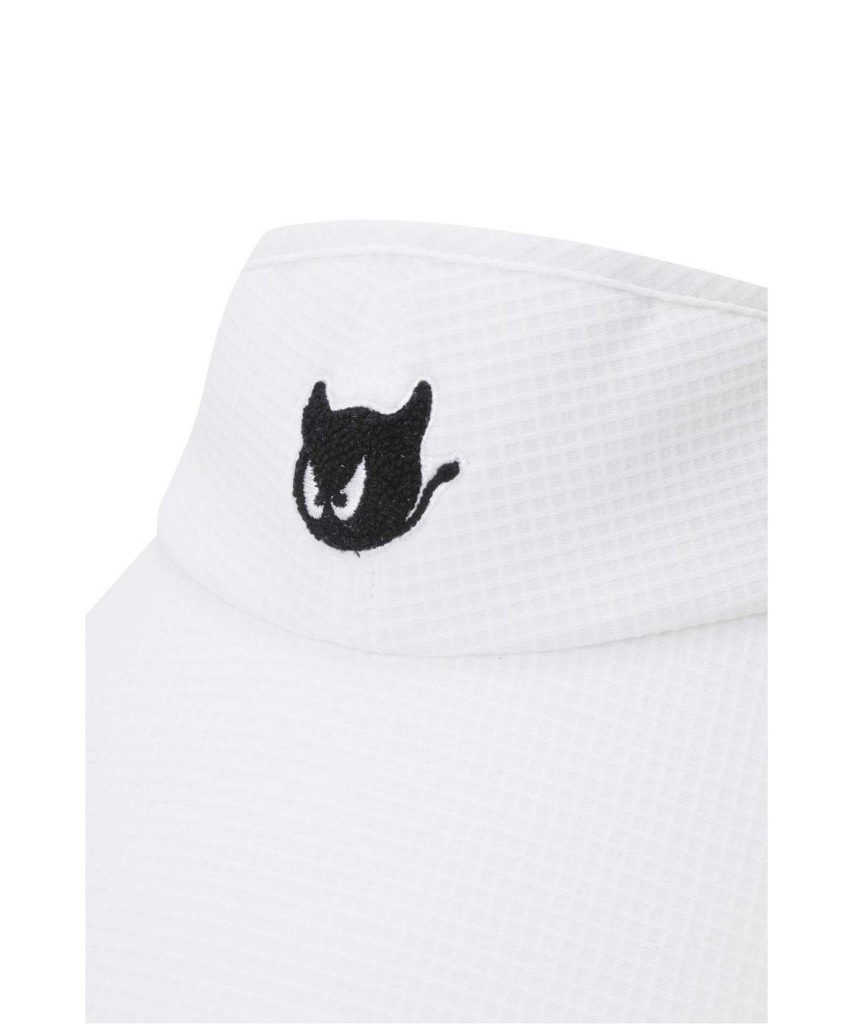 왁(WAAC) Women Ribbon Wide Visor_WGRCX25215WHX
