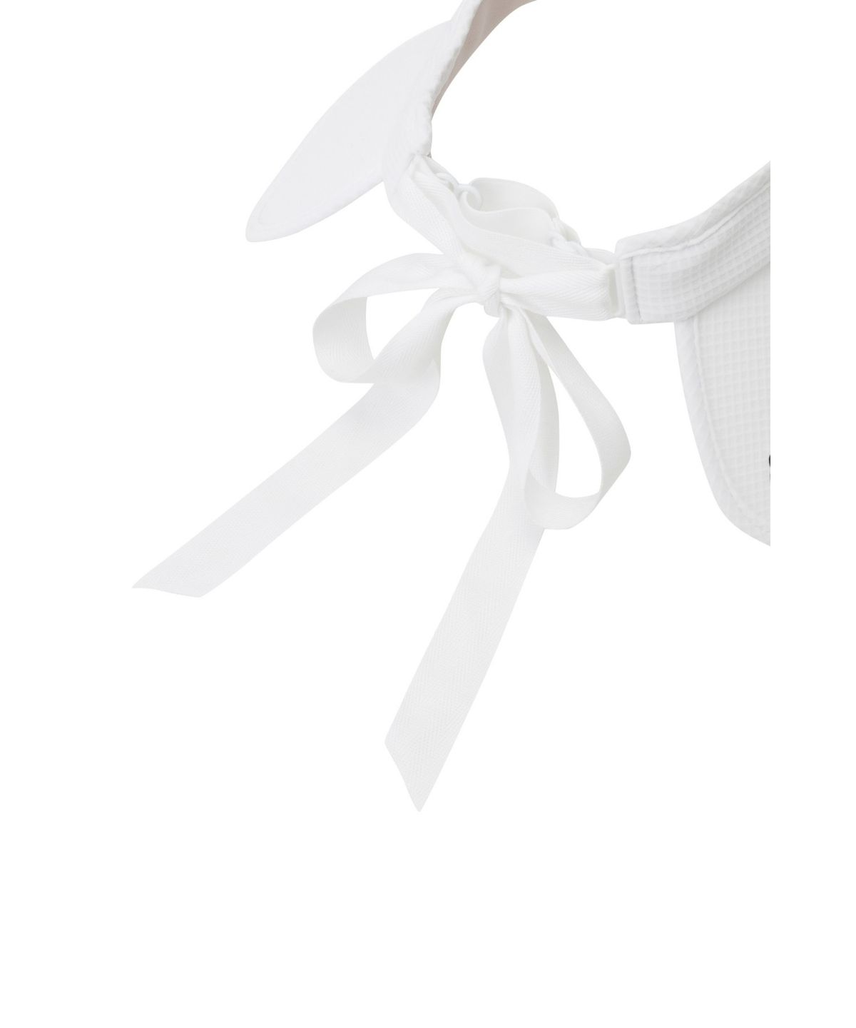 왁(WAAC) Women Ribbon Wide Visor_WGRCX25215WHX