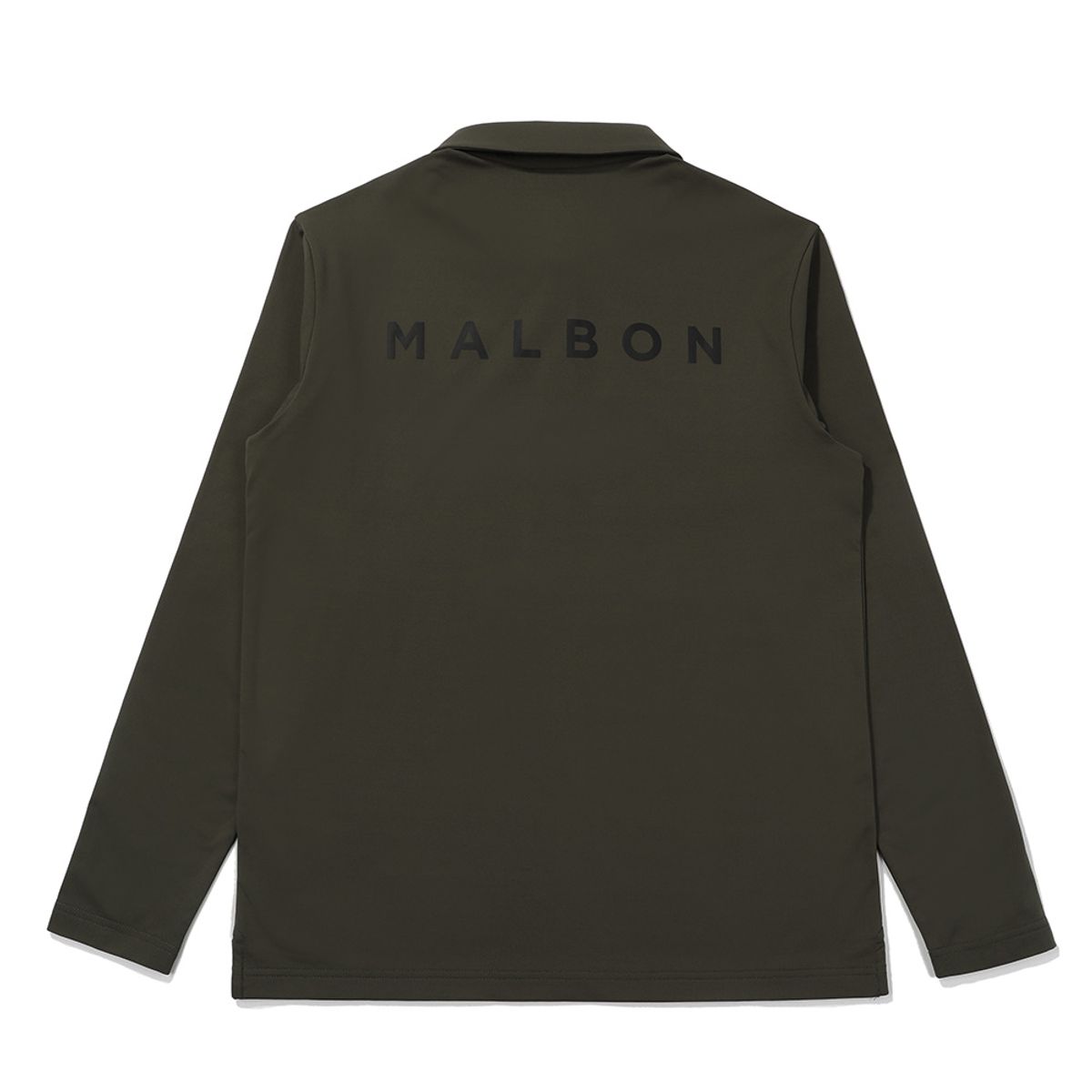 말본 골프(MALBON GOLF) 베이직 기모 폴로 티셔츠 KHAKI (MAN)