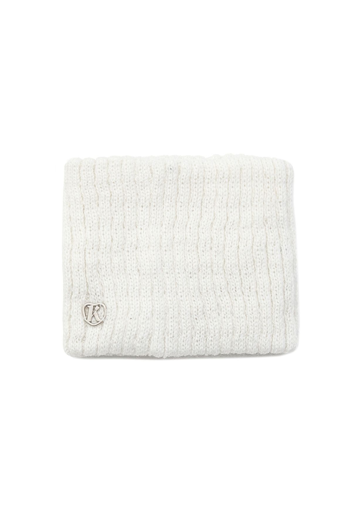 페이키(FAKIII) Fakiii Ribbed Knit Hairband_White